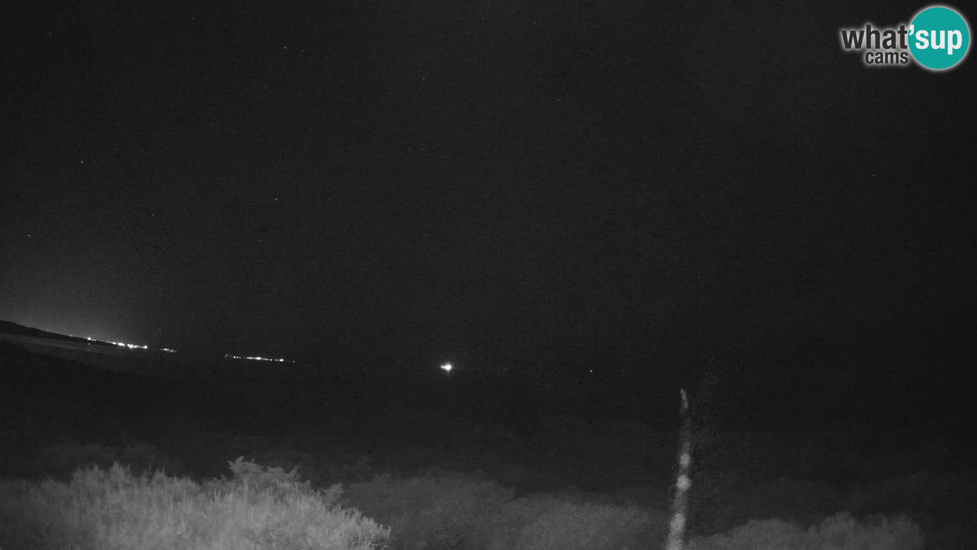 Villaplatamona, Panoramablick auf den Golf von Asinara, Platamona, Sorso, Sardinien – Live-Webcam