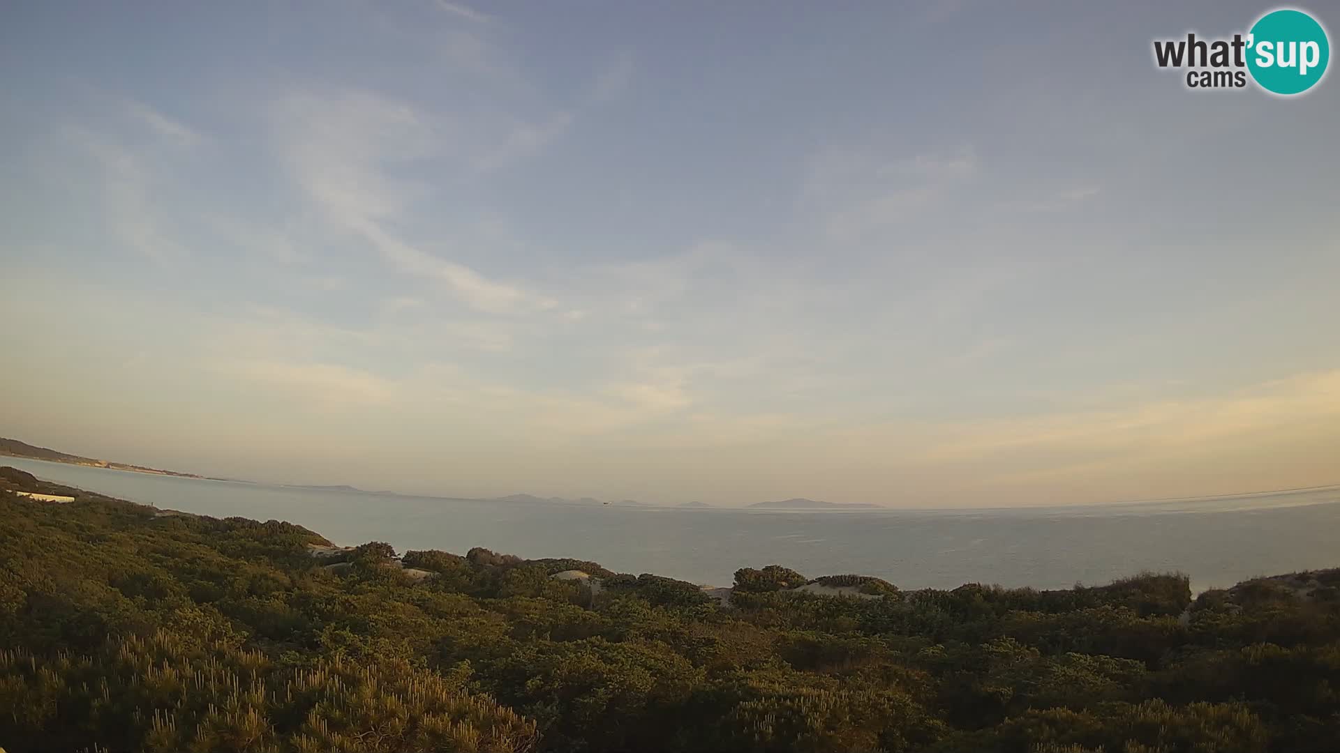 Villaplatamona, vista panorámica del Golfo de Asinara, Platamona, Sorso, Cerdeña – cámara web en vivo
