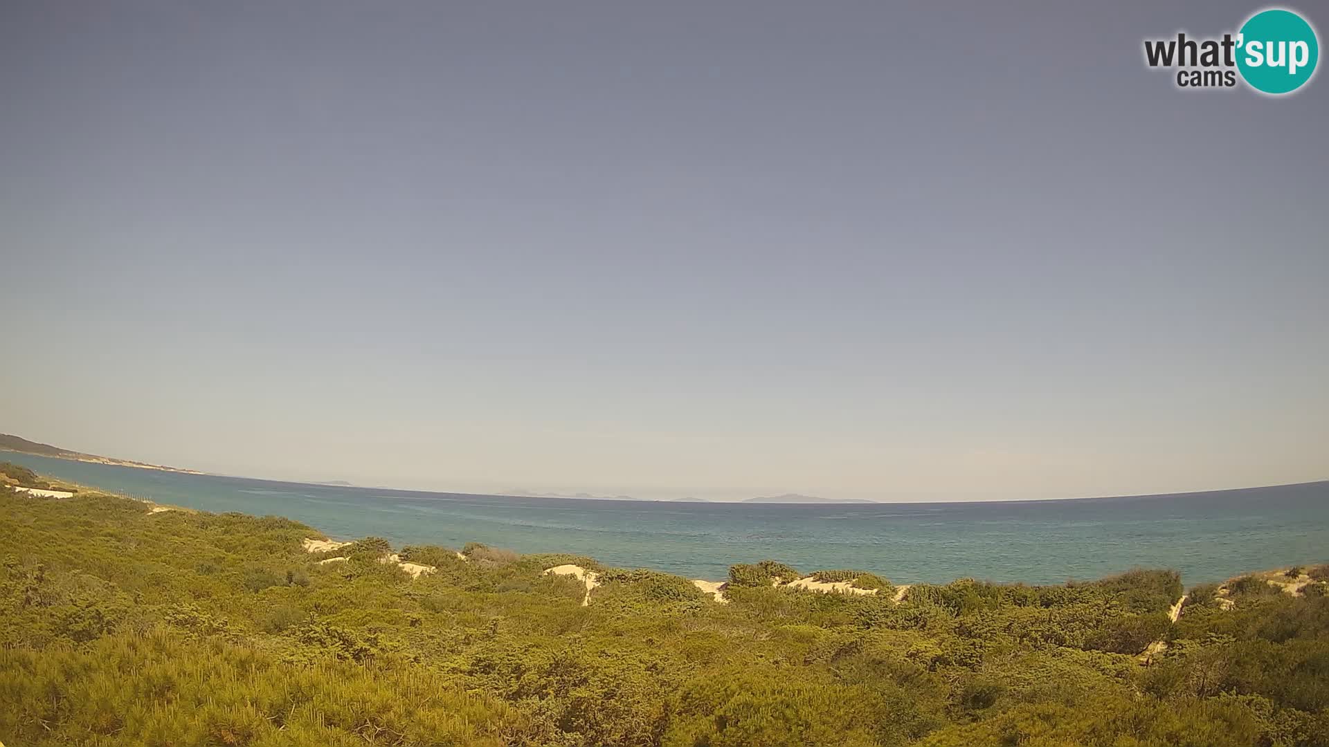 Villaplatamona, panoramic view of the Gulf of Asinara, Platamona, Sorso, Sardinia – live webcam