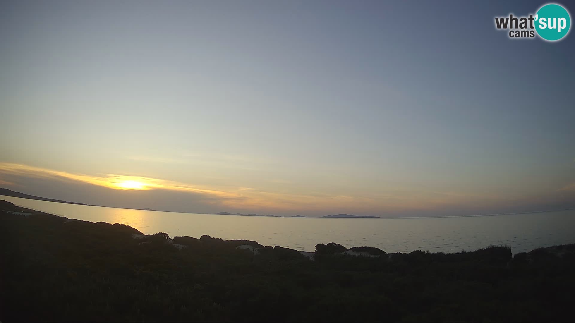 Villaplatamona, panoramic view of the Gulf of Asinara, Platamona, Sorso, Sardinia – live webcam