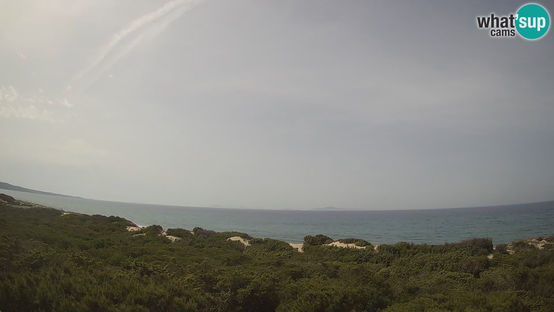 Villaplatamona, vista panoramica sul Golfo dell’Asinara, Platamona, Sorso, Sardegna – live webcam