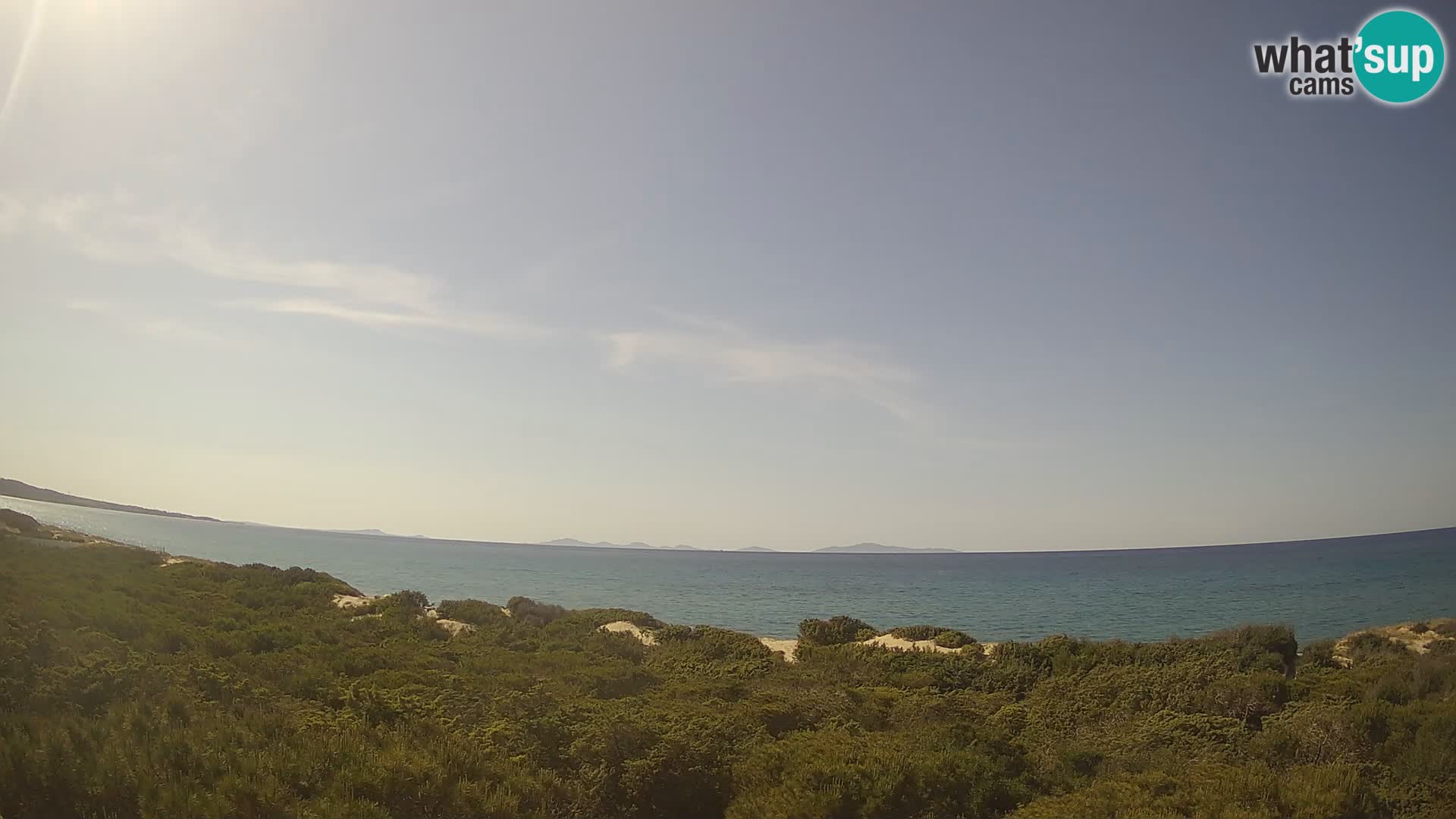 Villaplatamona, panoramic view of the Gulf of Asinara, Platamona, Sorso, Sardinia – live webcam