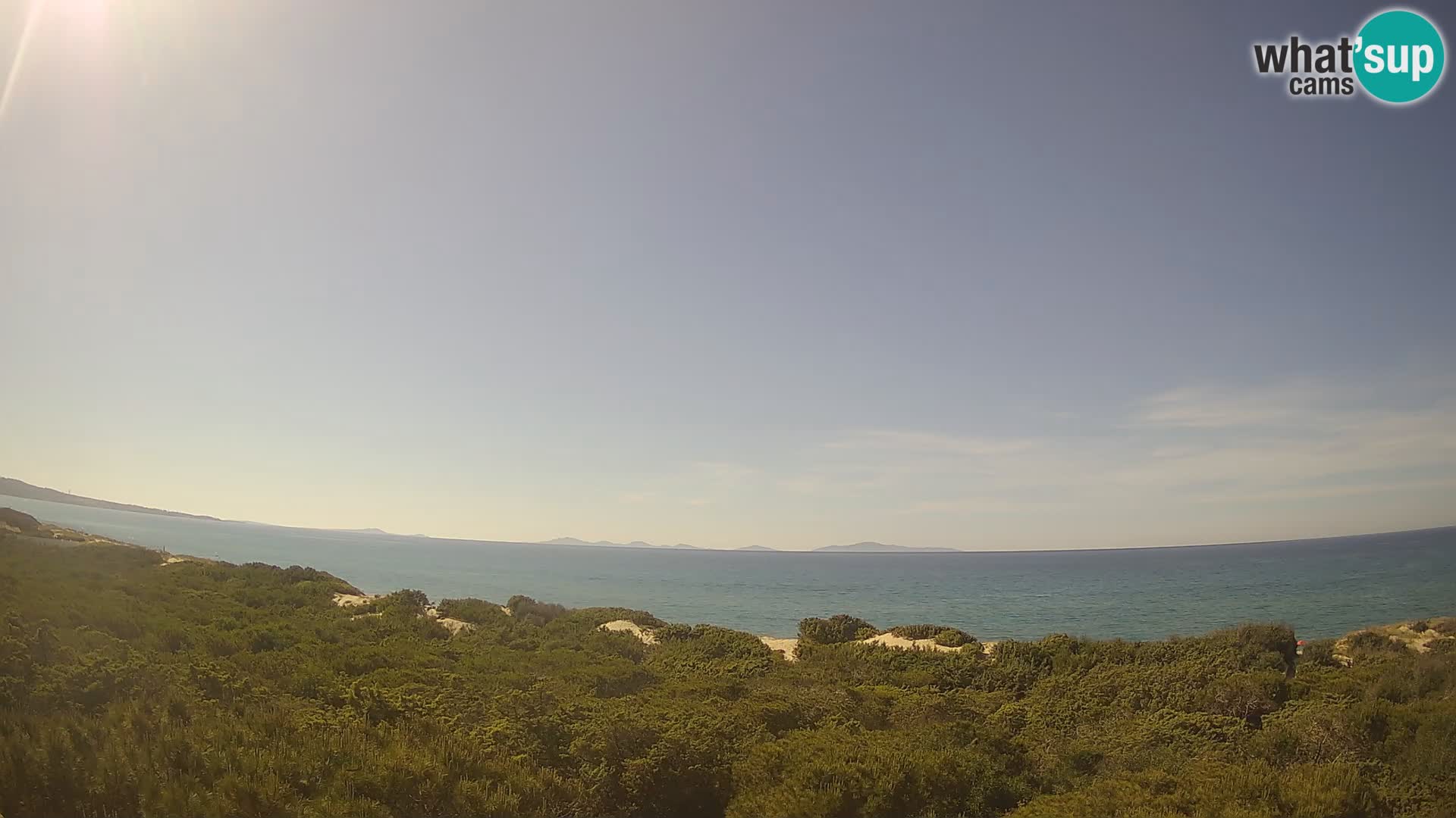 Villaplatamona, panoramic view of the Gulf of Asinara, Platamona, Sorso, Sardinia – live webcam