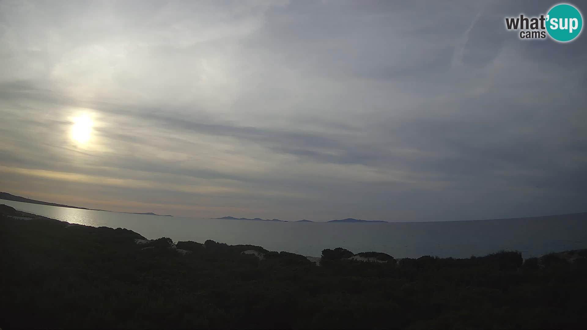 Villaplatamona, panoramic view of the Gulf of Asinara, Platamona, Sorso, Sardinia – live webcam