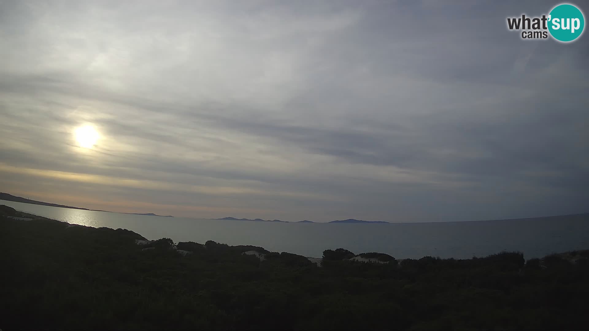 Villaplatamona, panoramic view of the Gulf of Asinara, Platamona, Sorso, Sardinia – live webcam