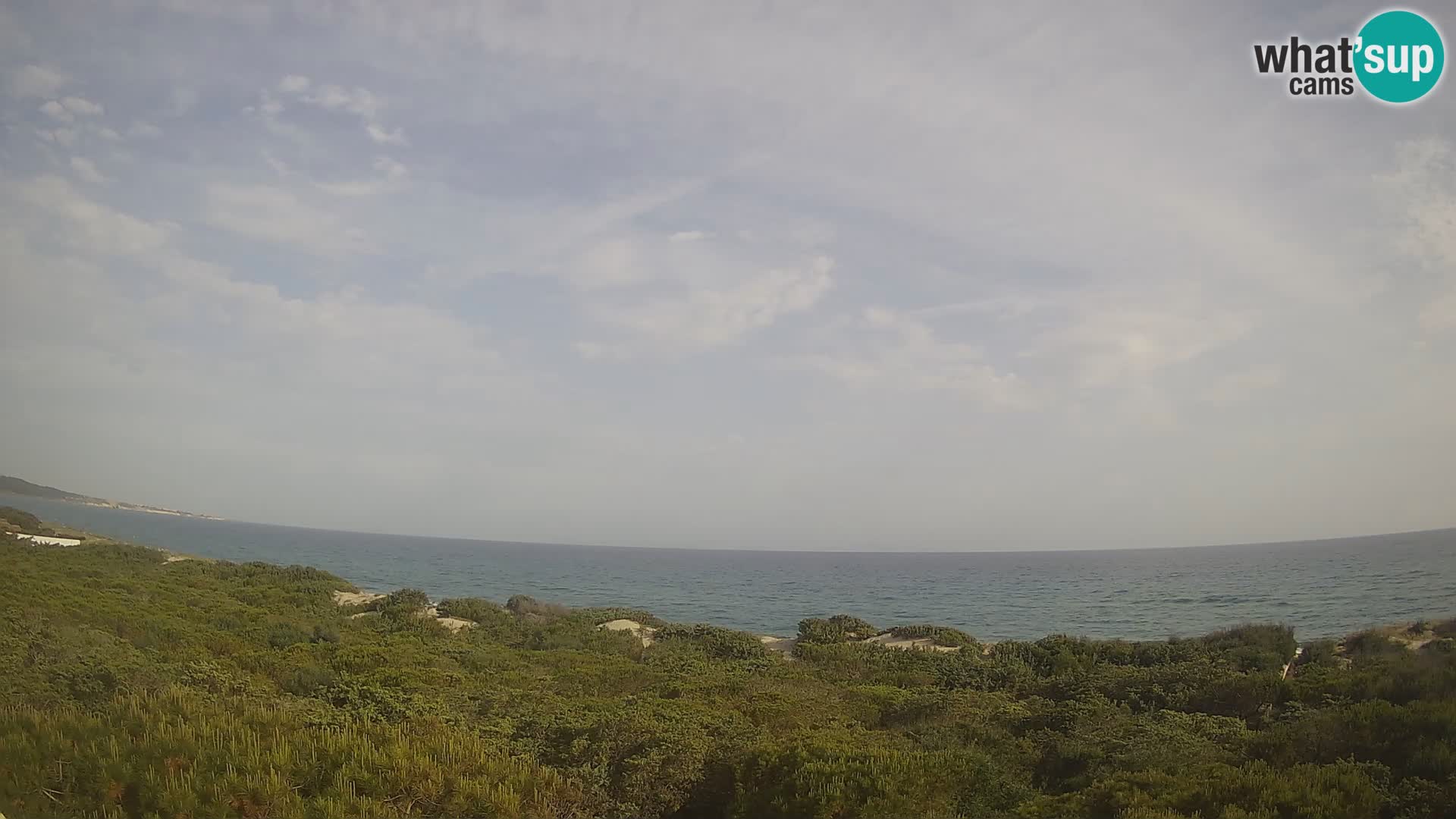 Villaplatamona, panoramic view of the Gulf of Asinara, Platamona, Sorso, Sardinia – live webcam