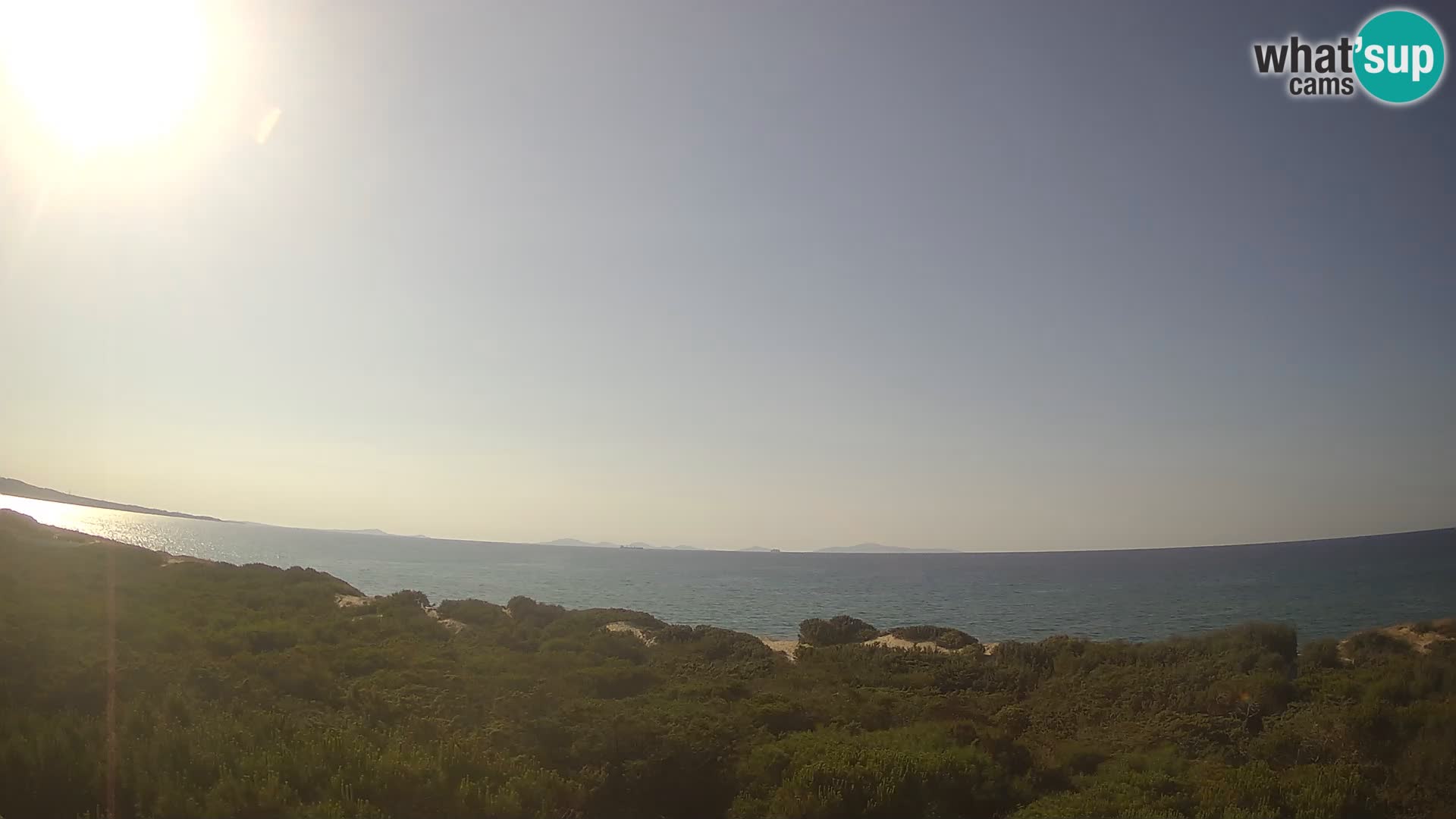 Villaplatamona, panoramic view of the Gulf of Asinara, Platamona, Sorso, Sardinia – live webcam