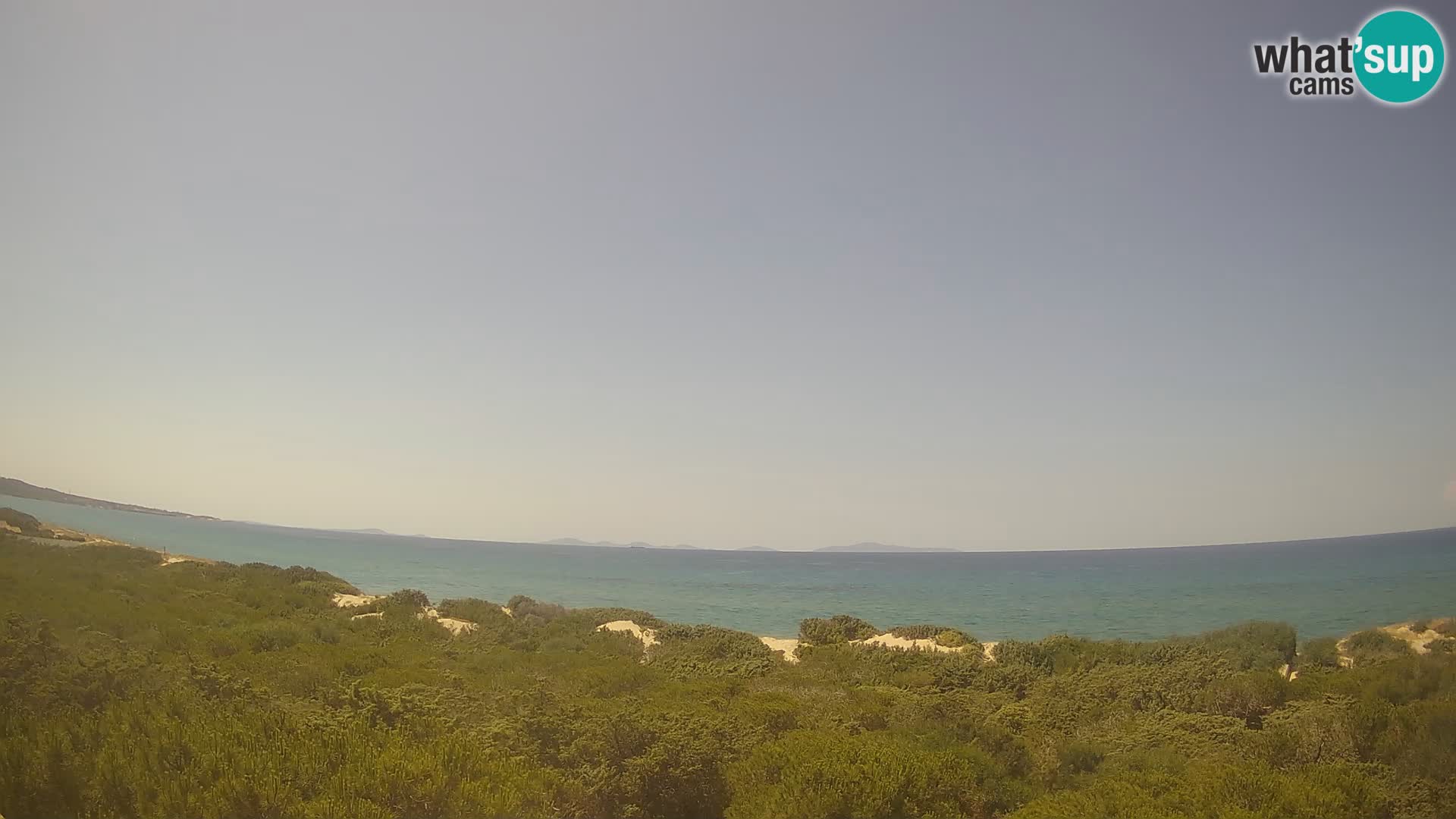 Villaplatamona, panoramic view of the Gulf of Asinara, Platamona, Sorso, Sardinia – live webcam