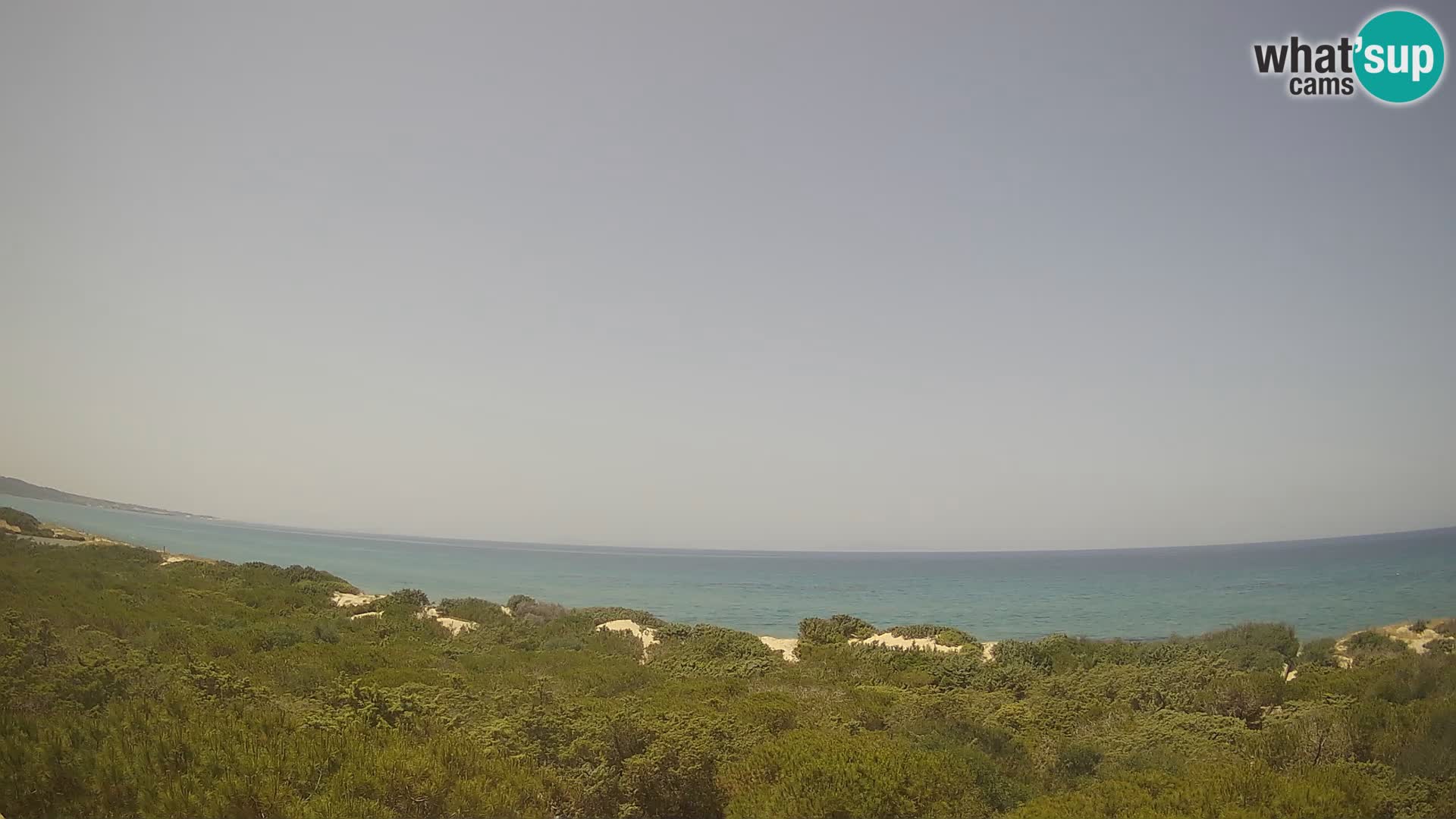 Villaplatamona, panoramic view of the Gulf of Asinara, Platamona, Sorso, Sardinia – live webcam