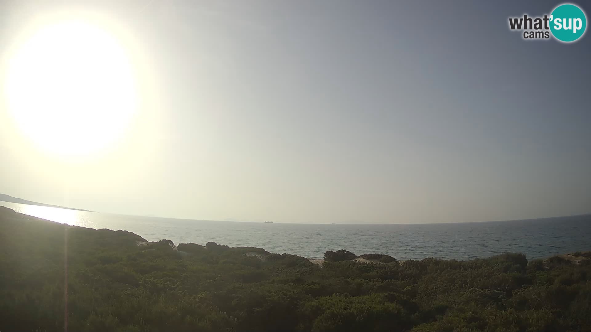Villaplatamona, panoramic view of the Gulf of Asinara, Platamona, Sorso, Sardinia – live webcam