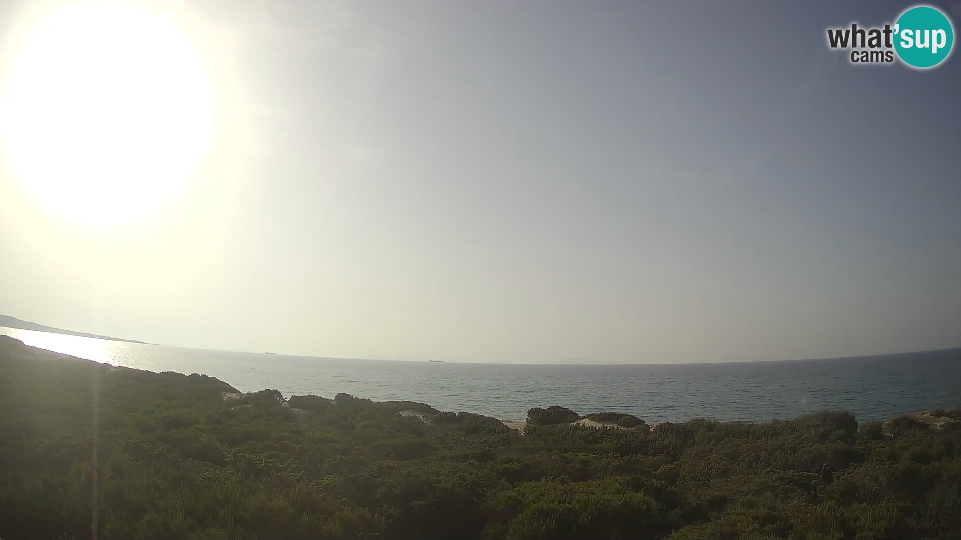 Villaplatamona, panoramic view of the Gulf of Asinara, Platamona, Sorso, Sardinia – live webcam