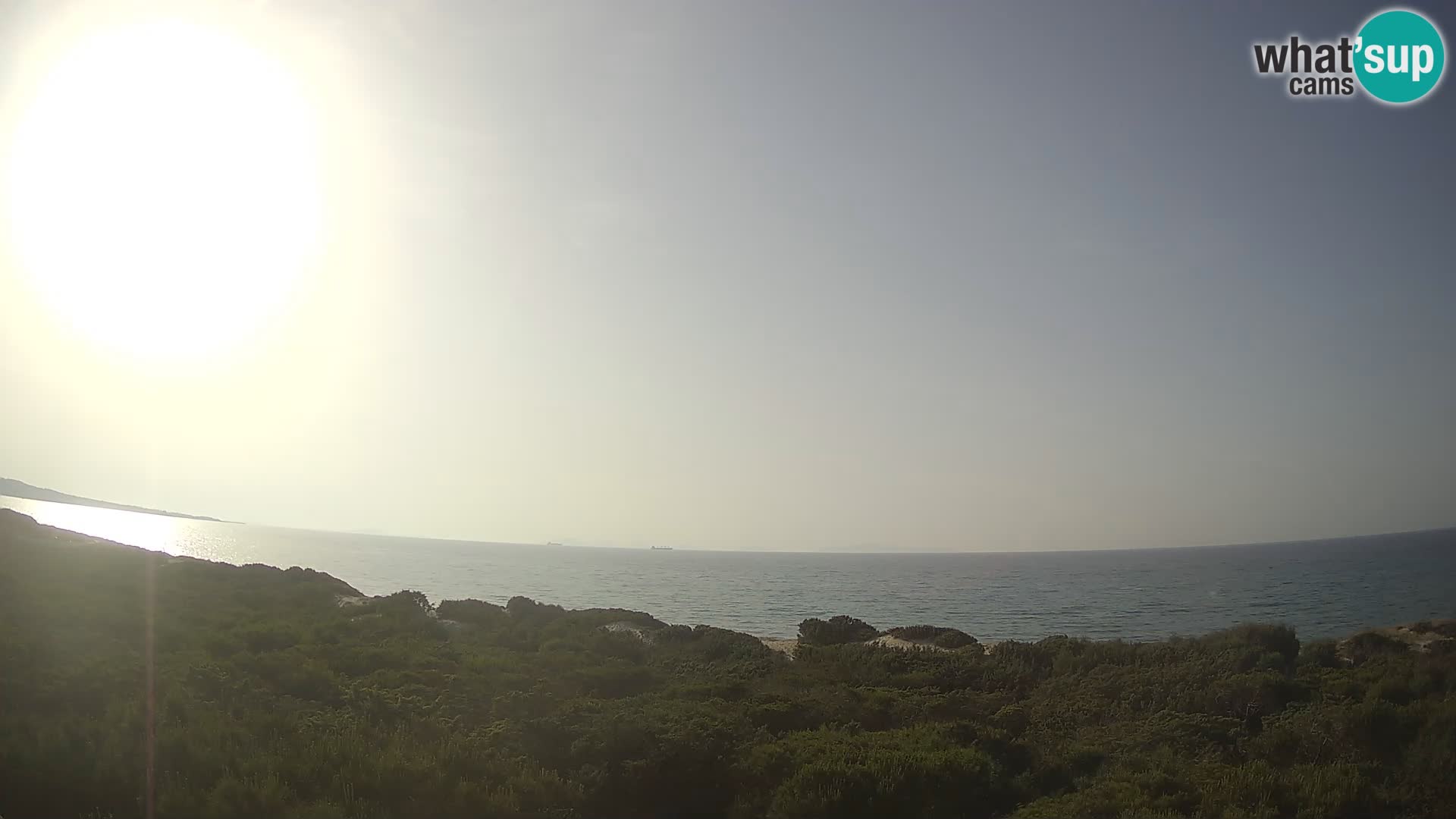 Villaplatamona, panoramic view of the Gulf of Asinara, Platamona, Sorso, Sardinia – live webcam