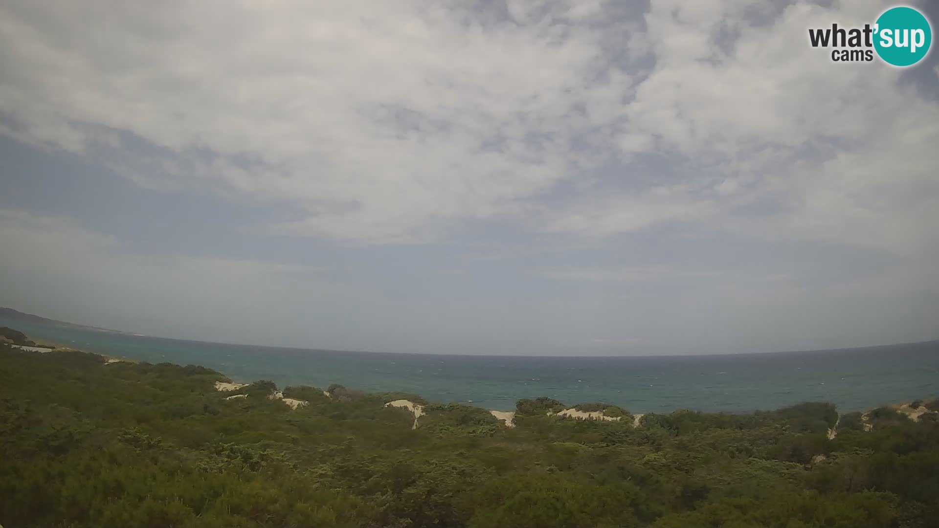 Villaplatamona, panoramic view of the Gulf of Asinara, Platamona, Sorso, Sardinia – live webcam