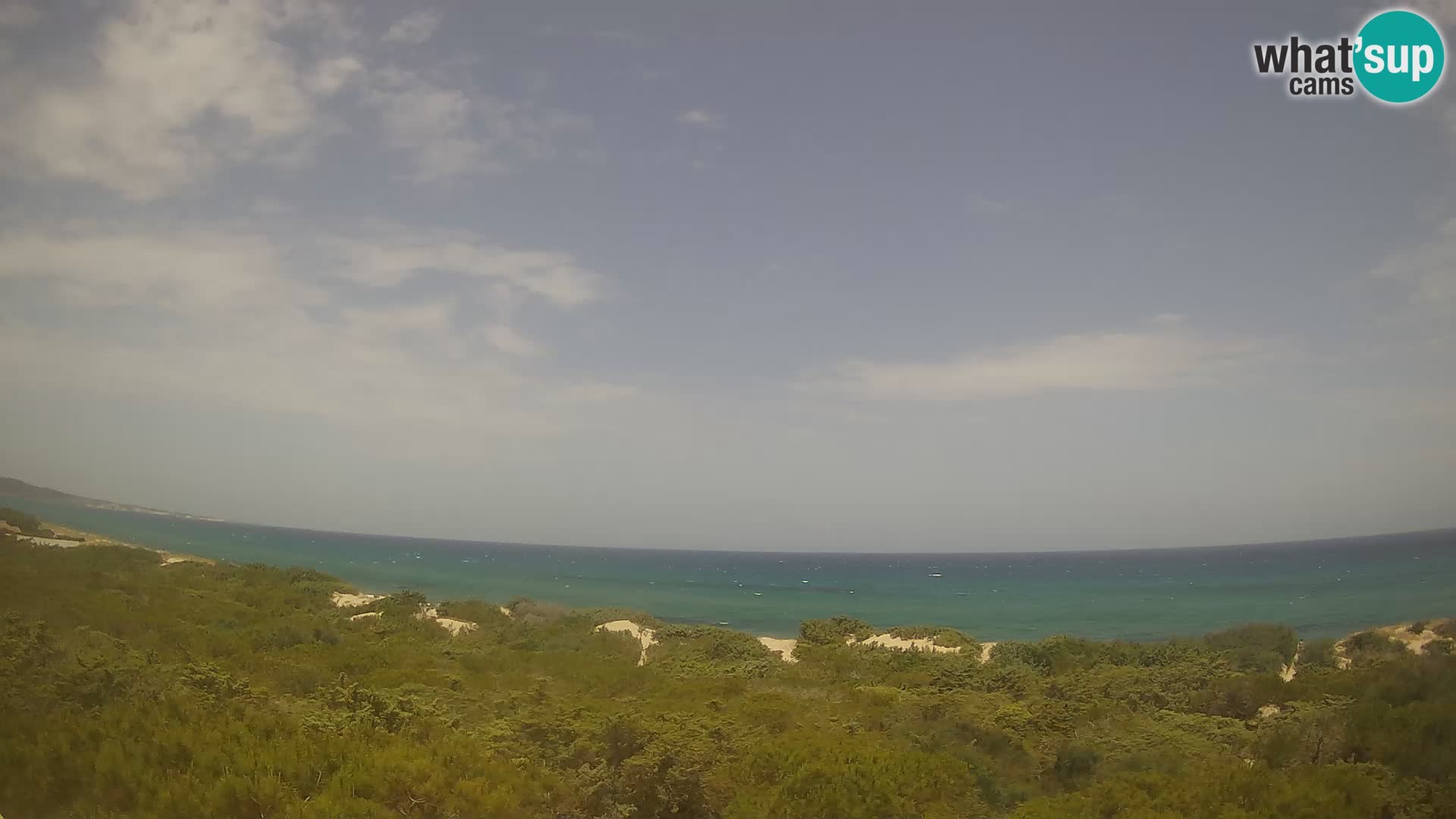 Villaplatamona, vista panoramica sul Golfo dell’Asinara, Platamona, Sorso, Sardegna – live webcam