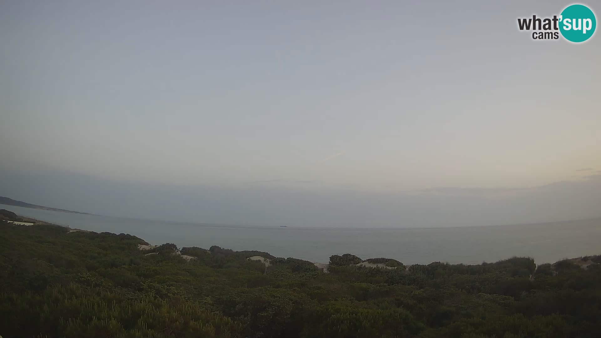 Villaplatamona, vue panoramique sur le golfe de l’Asinara, Platamona, Sorso, Sardaigne – webcam en direct