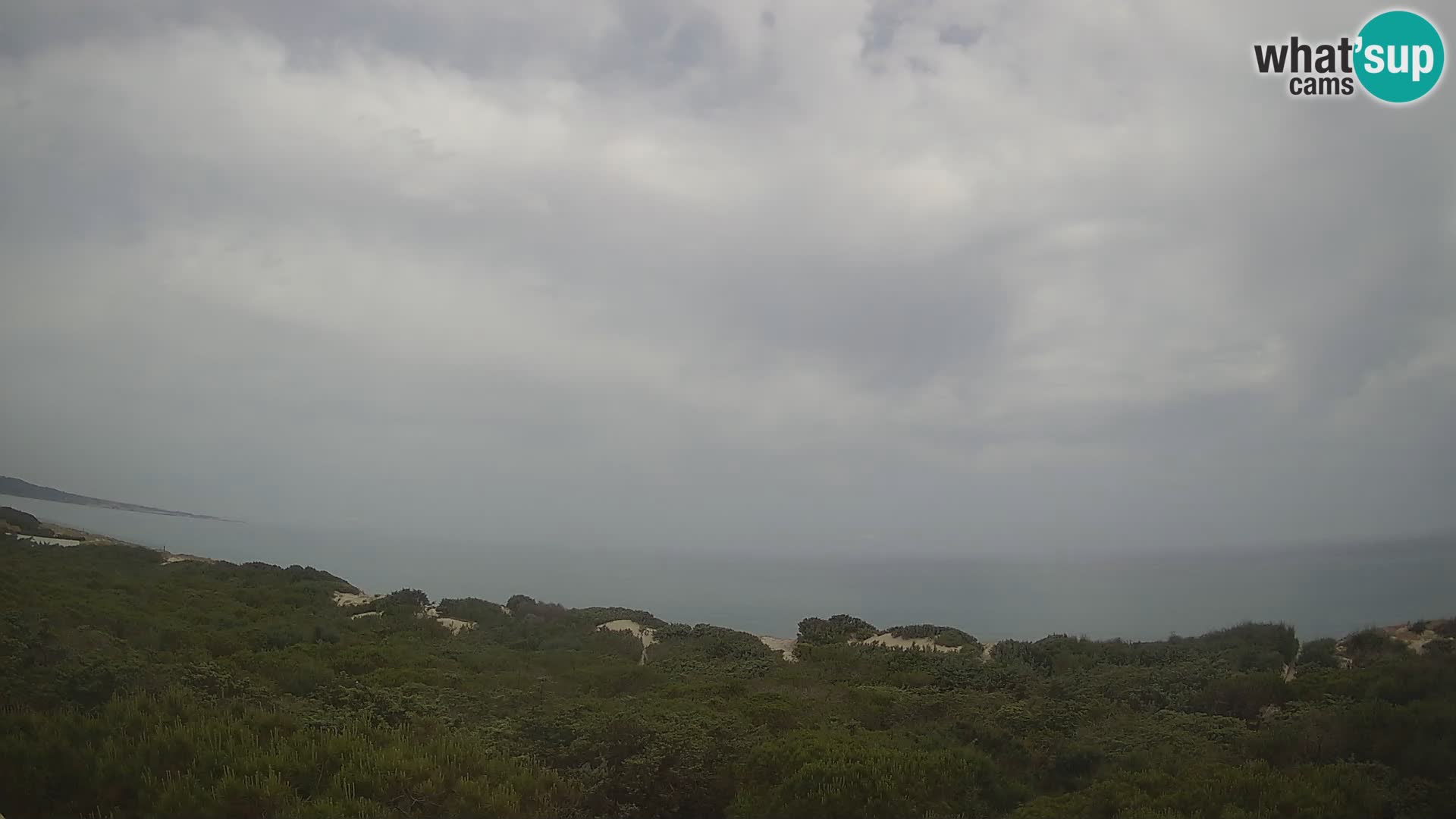 Villaplatamona, vista panoramica sul Golfo dell’Asinara, Platamona, Sorso, Sardegna – live webcam