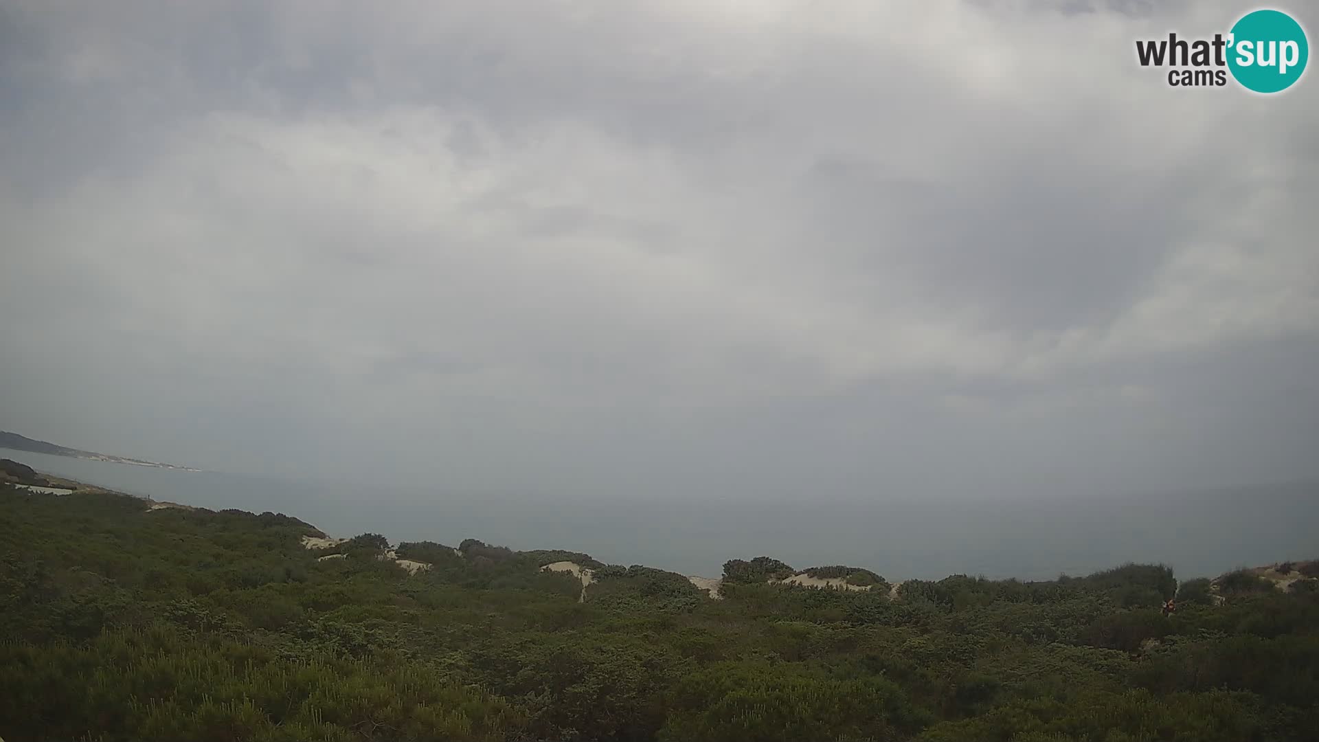 Villaplatamona, vista panoramica sul Golfo dell’Asinara, Platamona, Sorso, Sardegna – live webcam
