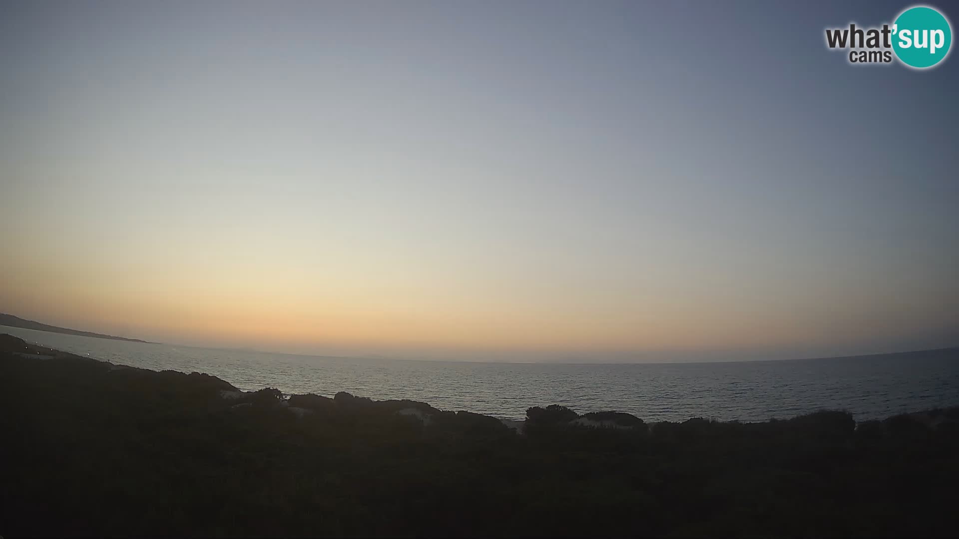 Villaplatamona, vue panoramique sur le golfe de l’Asinara, Platamona, Sorso, Sardaigne – webcam en direct