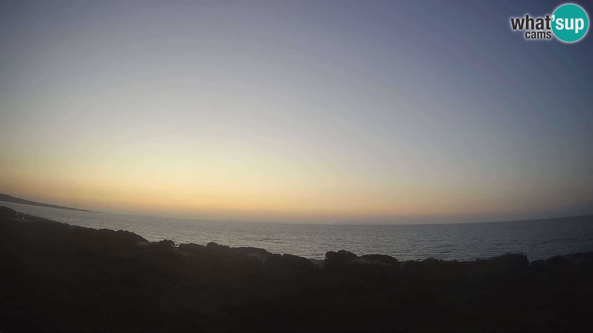 Villaplatamona, vue panoramique sur le golfe de l’Asinara, Platamona, Sorso, Sardaigne – webcam en direct