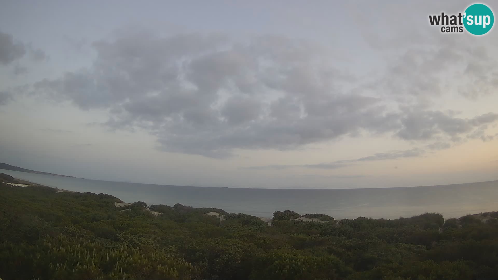 Villaplatamona, panoramic view of the Gulf of Asinara, Platamona, Sorso, Sardinia – live webcam