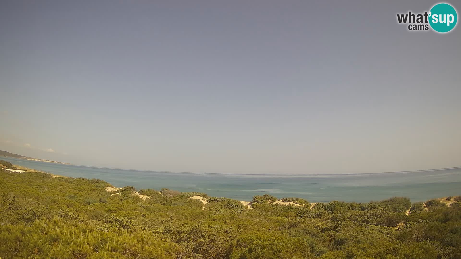 Villaplatamona, vista panorámica del Golfo de Asinara, Platamona, Sorso, Cerdeña – cámara web en vivo