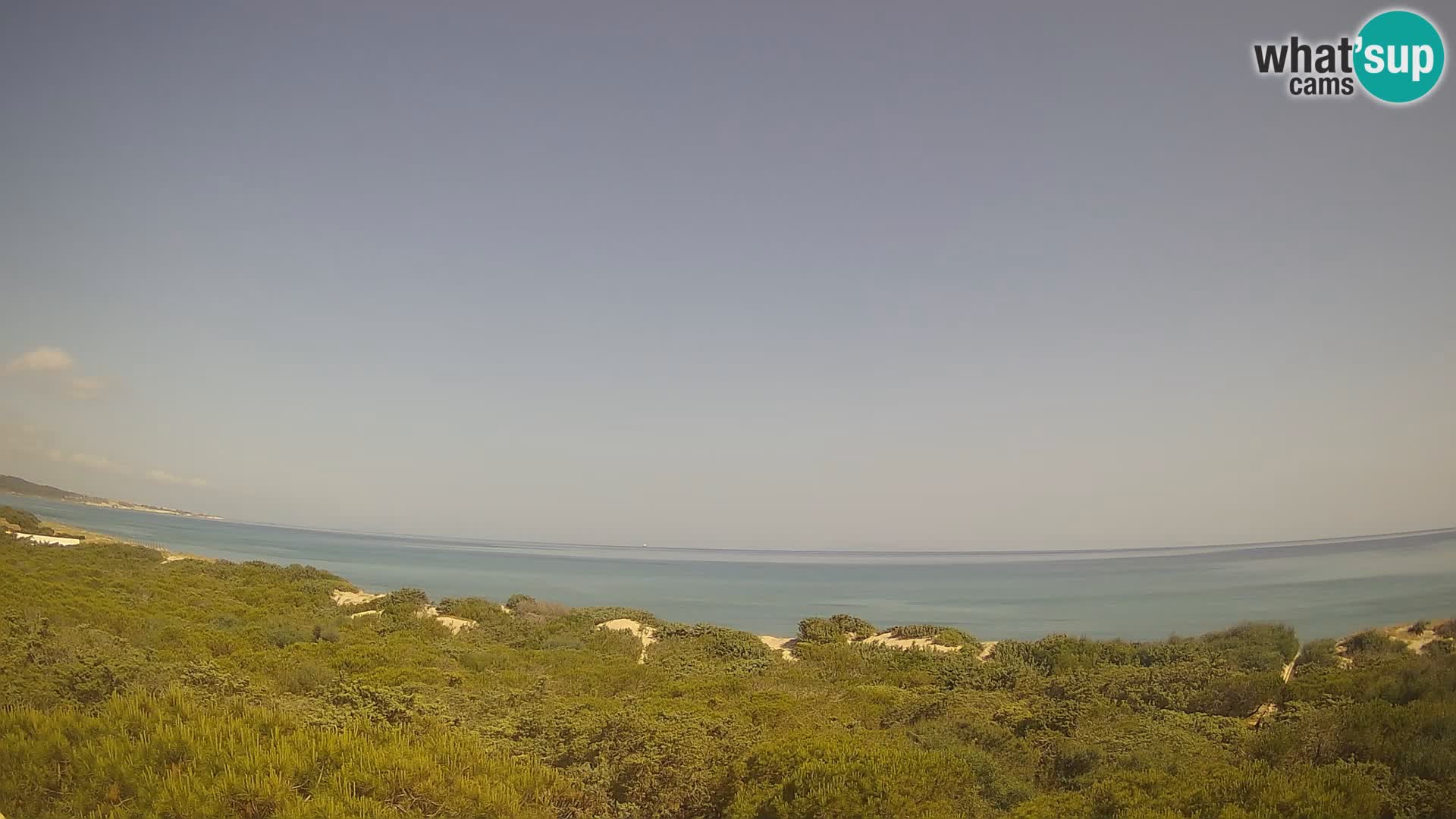 Villaplatamona, vista panorámica del Golfo de Asinara, Platamona, Sorso, Cerdeña – cámara web en vivo