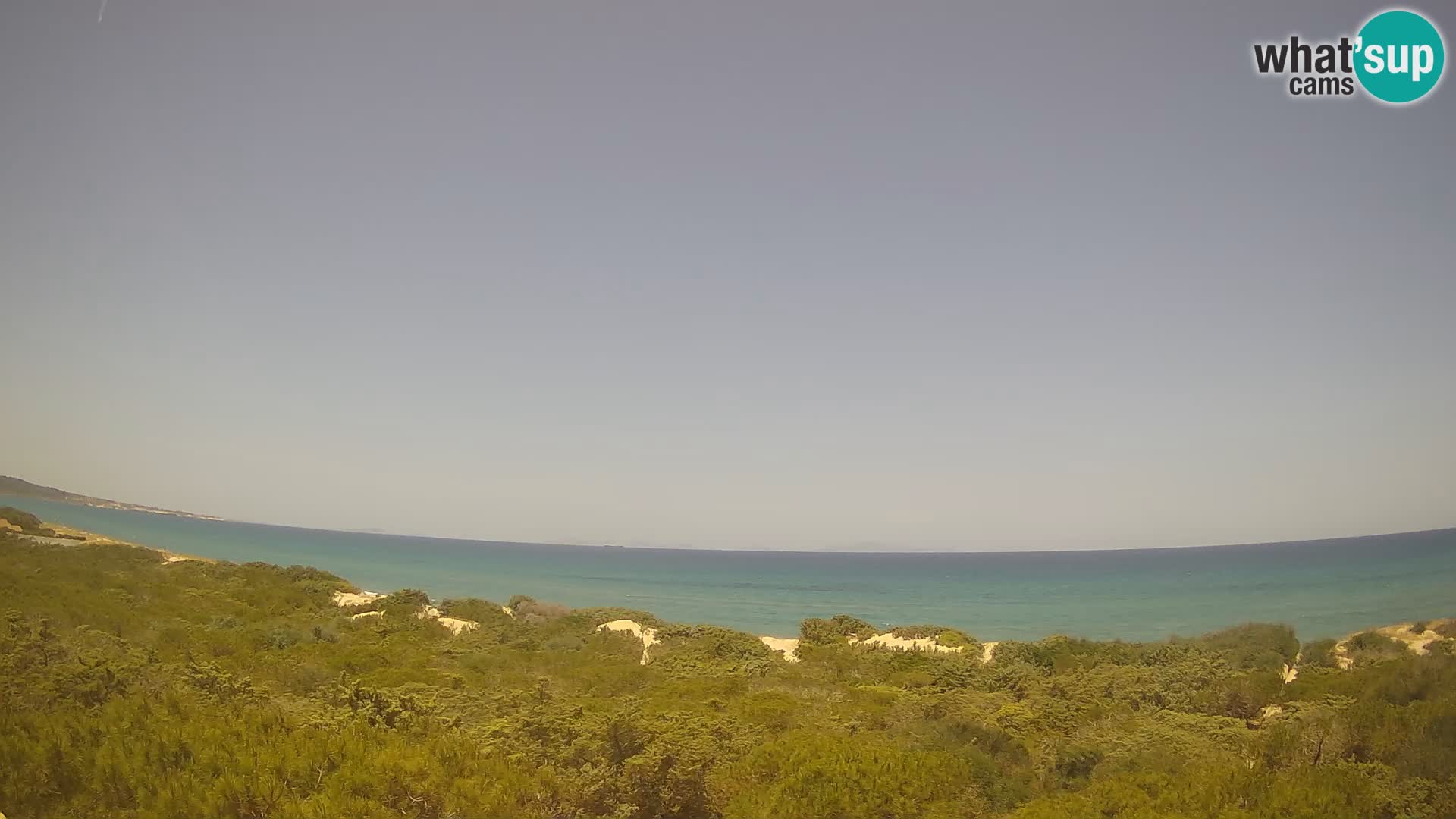 Villaplatamona, panoramic view of the Gulf of Asinara, Platamona, Sorso, Sardinia – live webcam