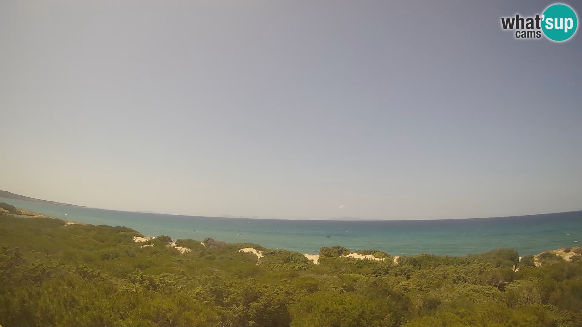 Villaplatamona, panoramic view of the Gulf of Asinara, Platamona, Sorso, Sardinia – live webcam