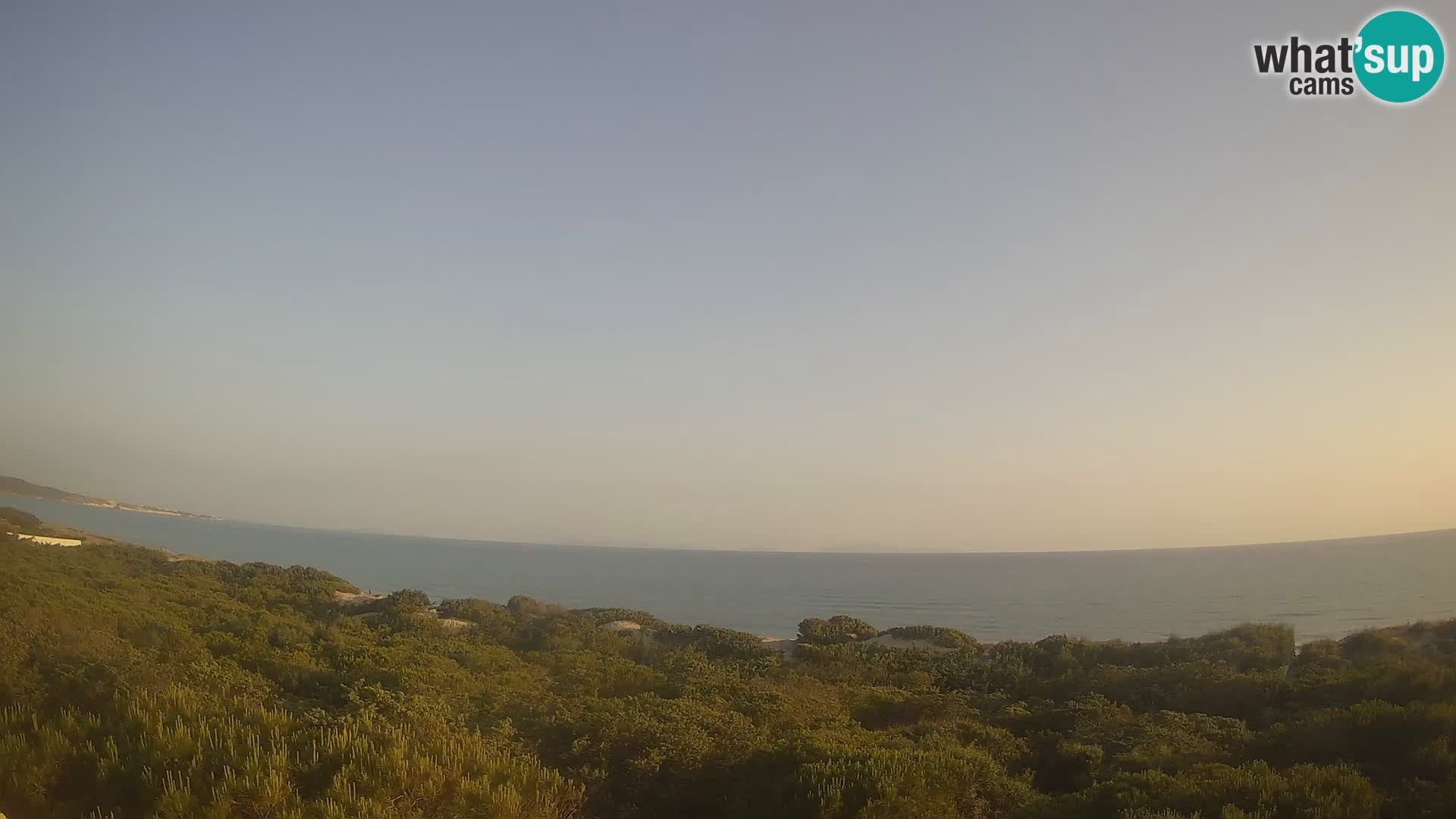Villaplatamona, vista panorámica del Golfo de Asinara, Platamona, Sorso, Cerdeña – cámara web en vivo