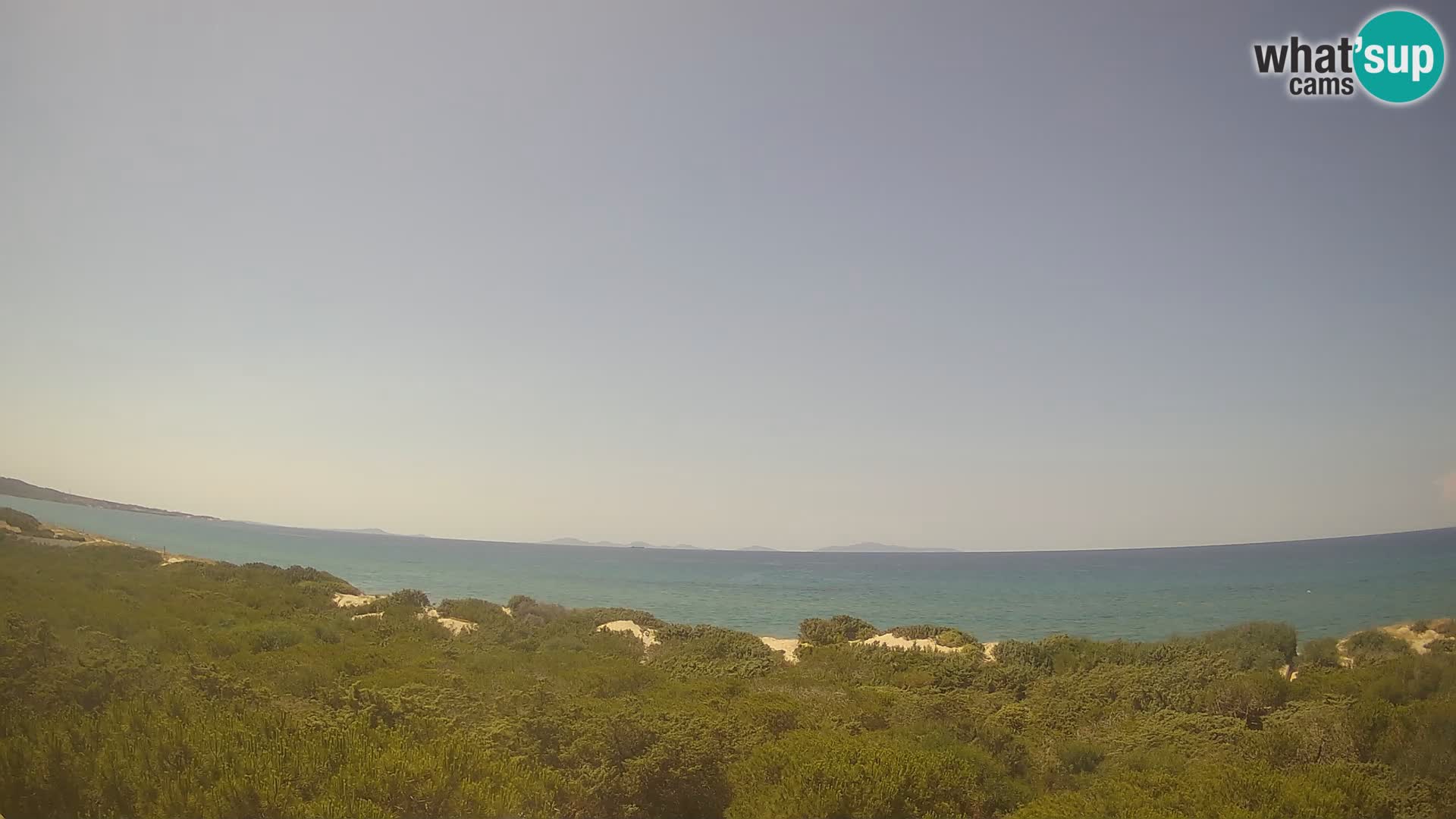 Villaplatamona, panoramski pogled na zaliv Asinara, Platamona, Sorso, Sardinija – spletna kamera v živo