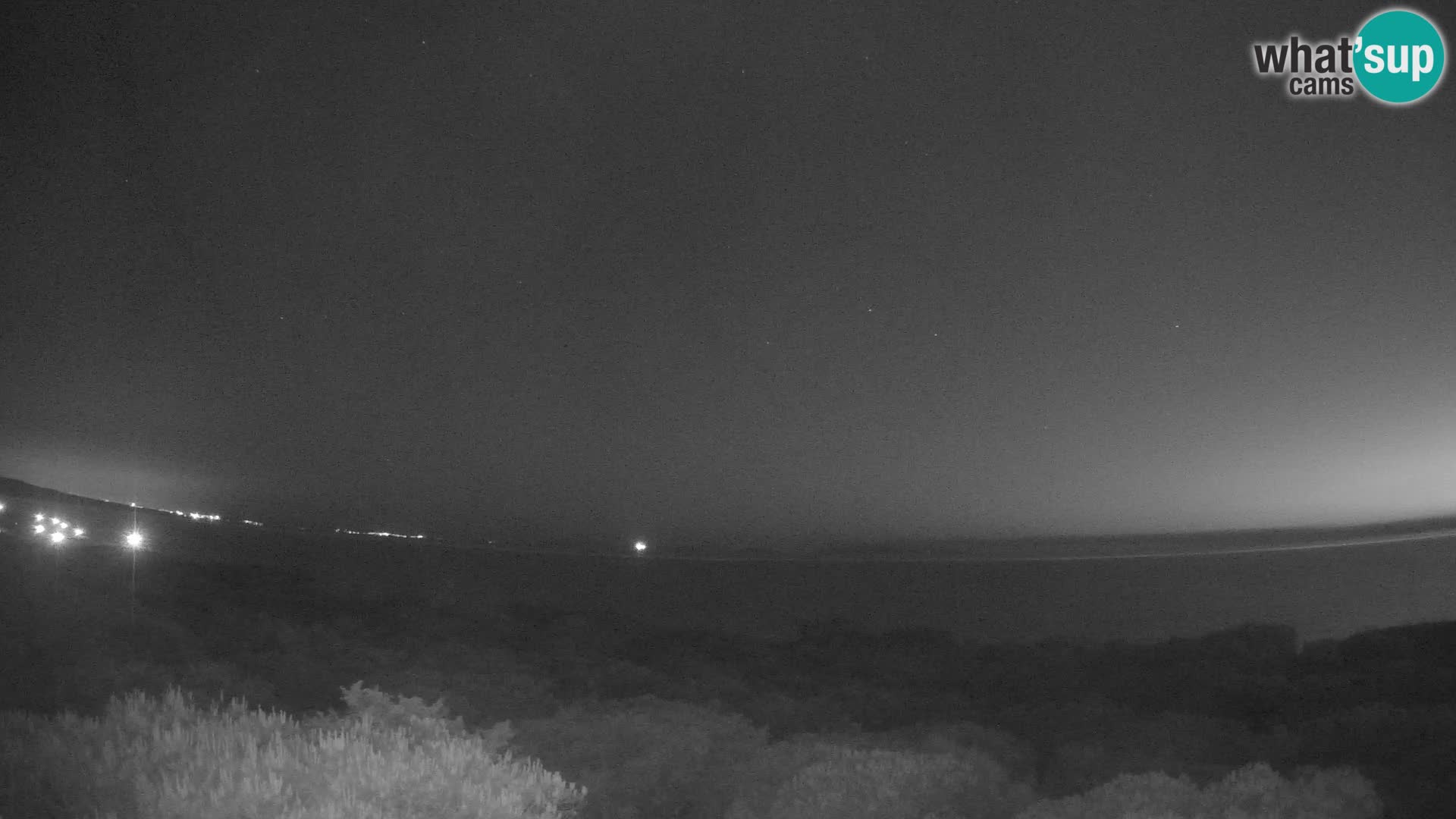 Villaplatamona, vista panoramica sul Golfo dell’Asinara, Platamona, Sorso, Sardegna – live webcam