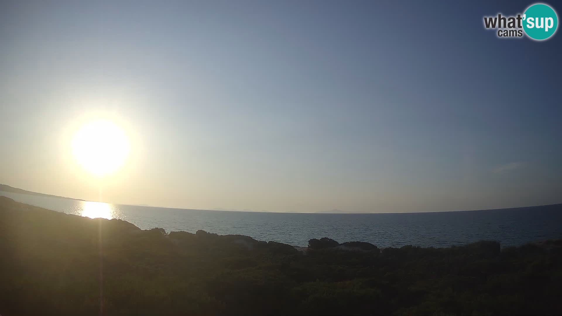 Villaplatamona, panoramic view of the Gulf of Asinara, Platamona, Sorso, Sardinia – live webcam