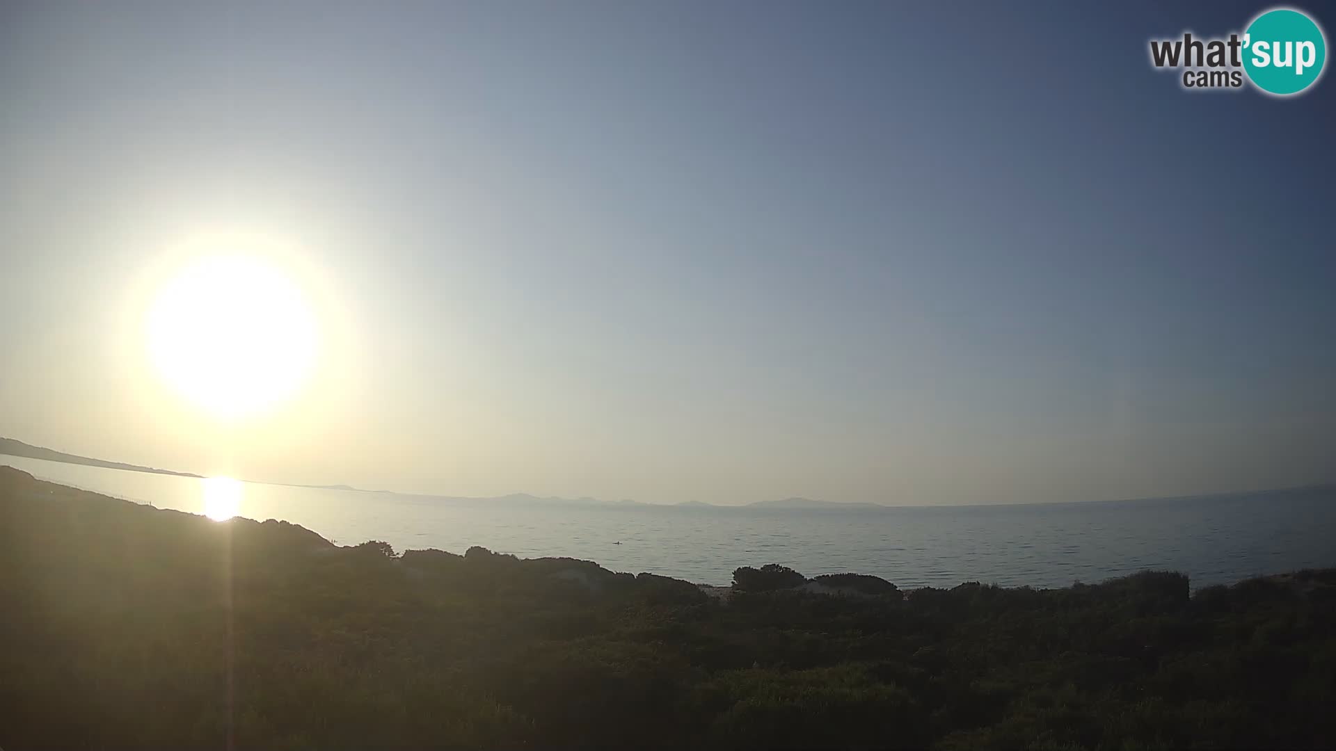 Villaplatamona, vue panoramique sur le golfe de l’Asinara, Platamona, Sorso, Sardaigne – webcam en direct