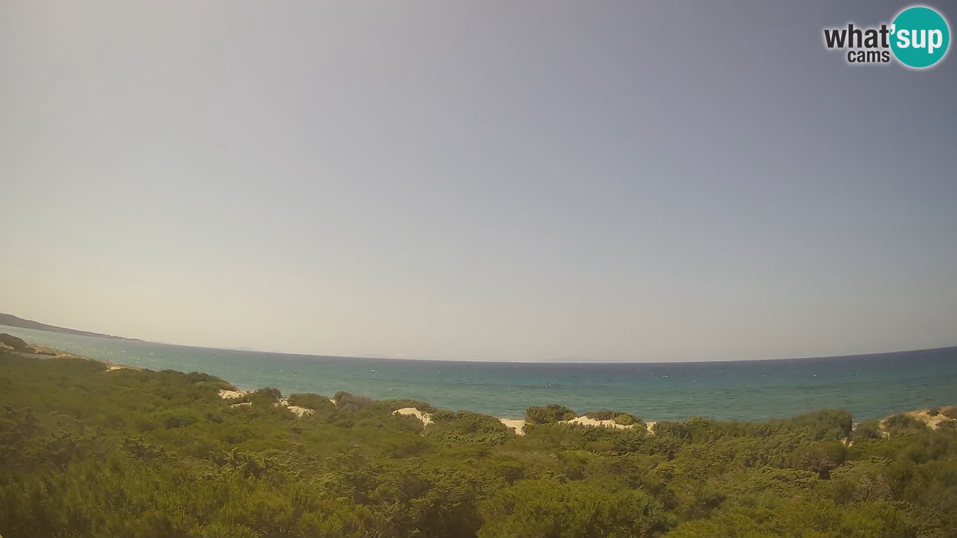 Villaplatamona, vista panorámica del Golfo de Asinara, Platamona, Sorso, Cerdeña – cámara web en vivo