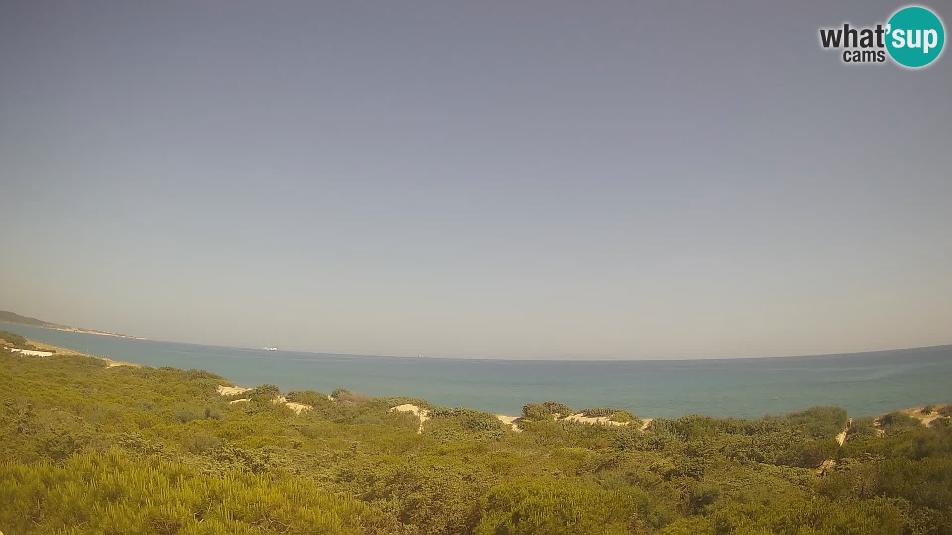 Villaplatamona, panoramic view of the Gulf of Asinara, Platamona, Sorso, Sardinia – live webcam