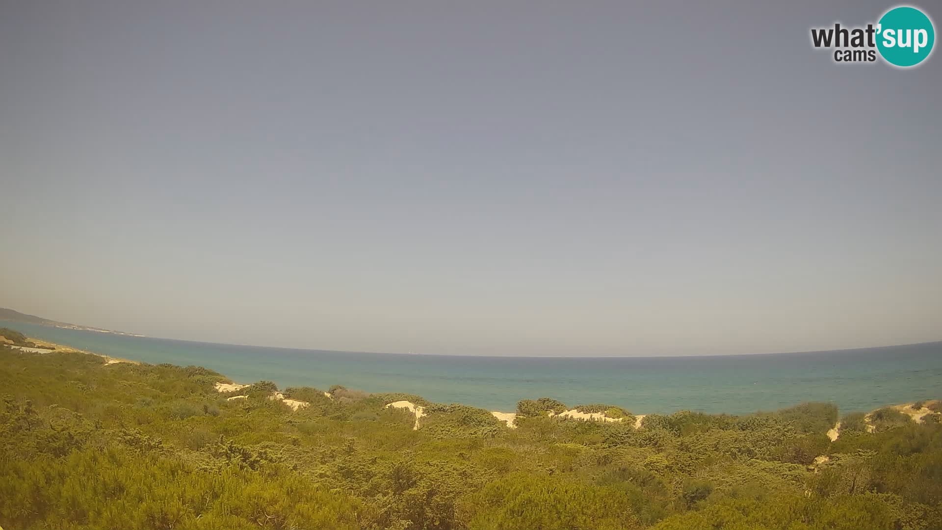 Villaplatamona, panoramic view of the Gulf of Asinara, Platamona, Sorso, Sardinia – live webcam