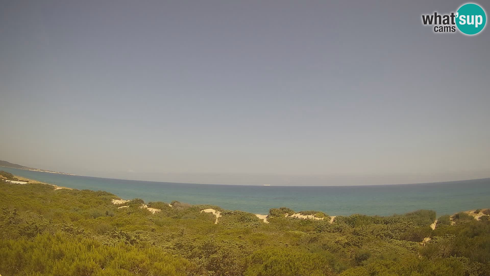 Villaplatamona, panoramic view of the Gulf of Asinara, Platamona, Sorso, Sardinia – live webcam