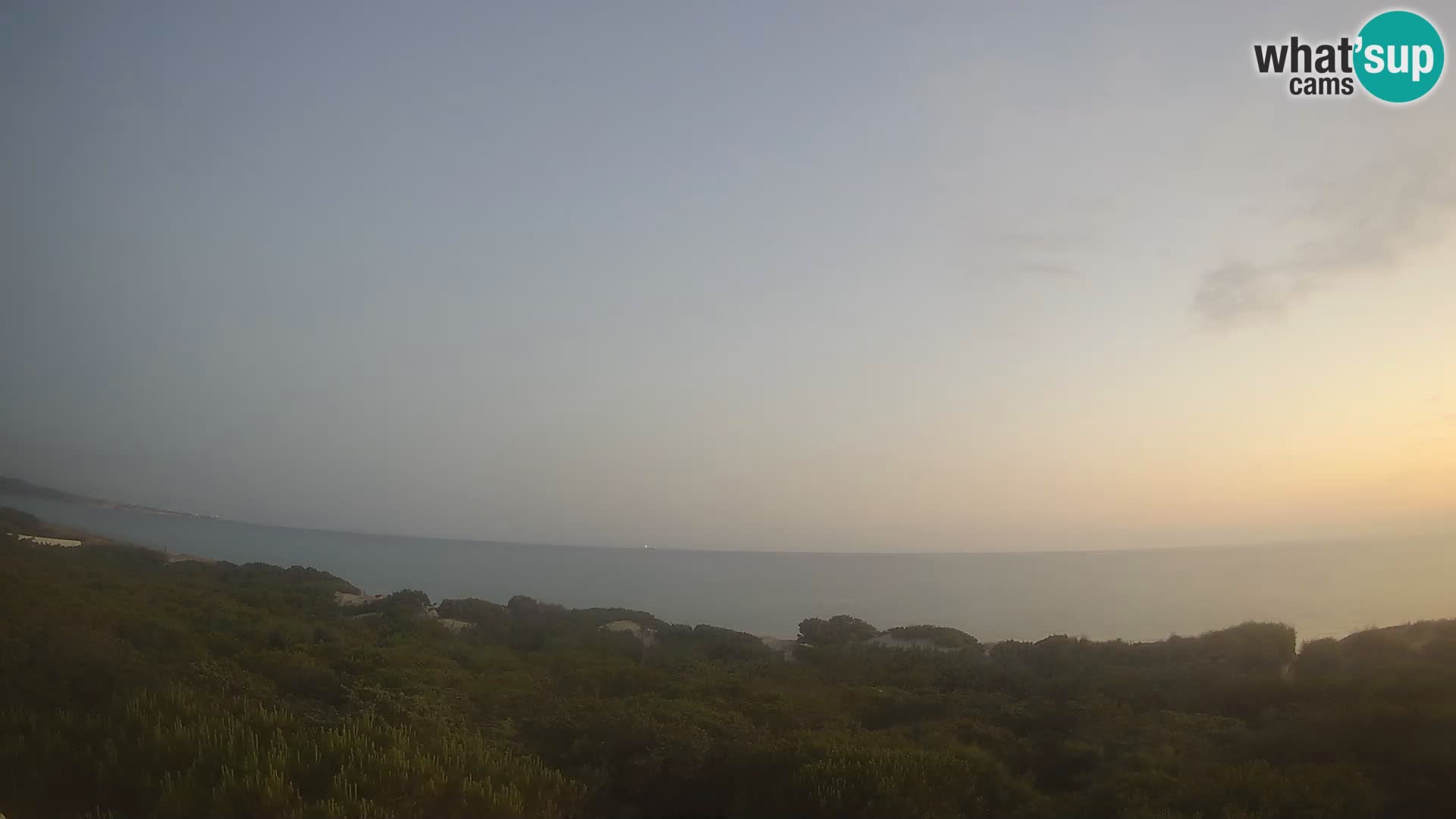 Villaplatamona, panoramic view of the Gulf of Asinara, Platamona, Sorso, Sardinia – live webcam