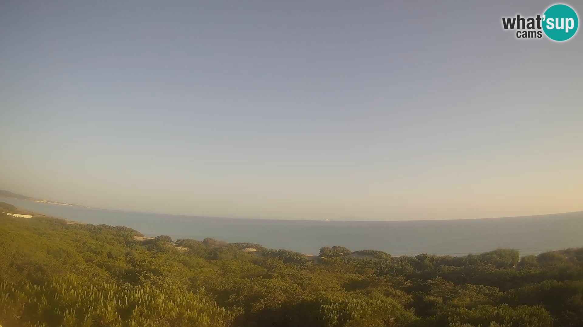 Villaplatamona, panoramic view of the Gulf of Asinara, Platamona, Sorso, Sardinia – live webcam
