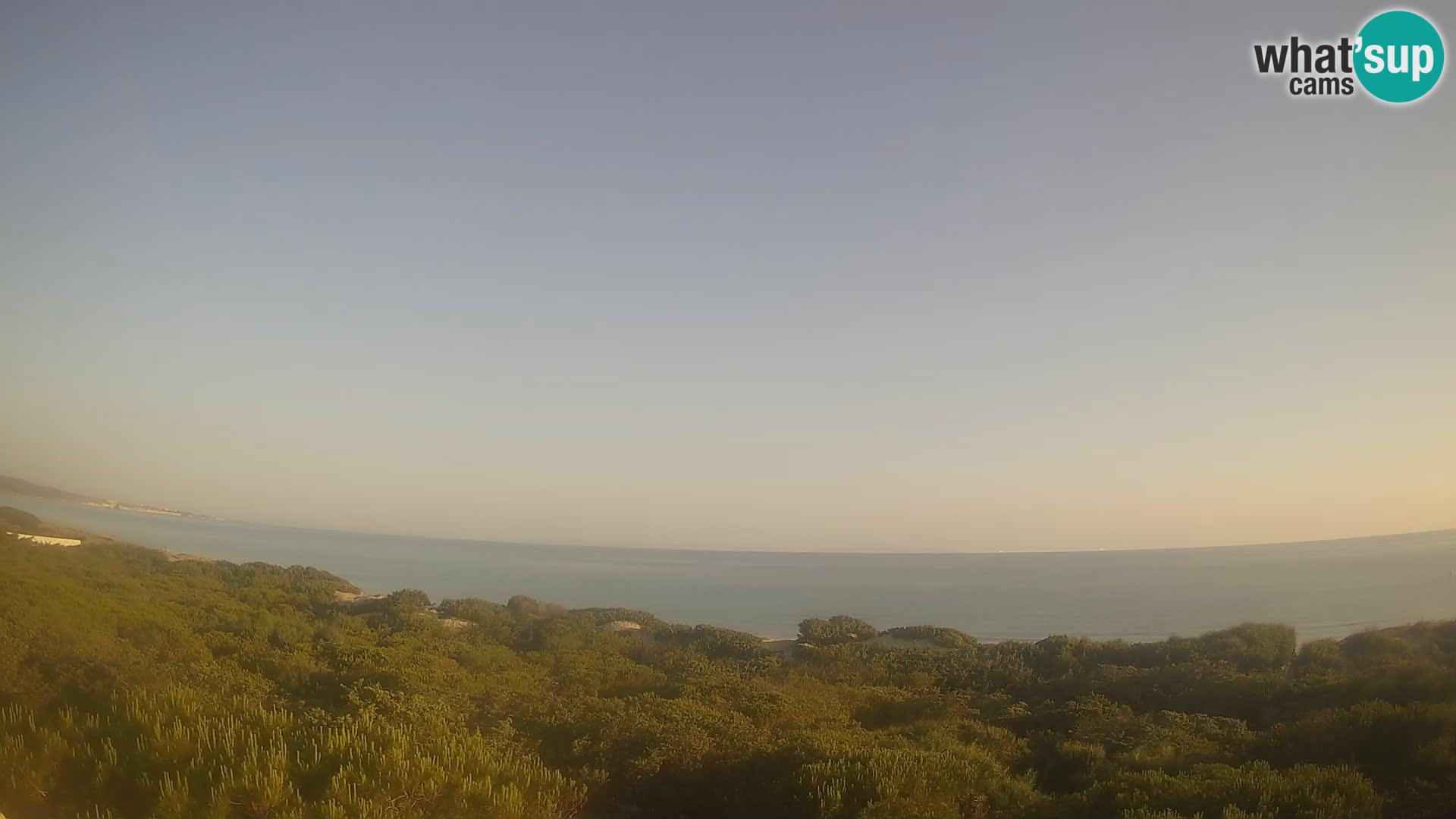 Villaplatamona, panoramic view of the Gulf of Asinara, Platamona, Sorso, Sardinia – live webcam