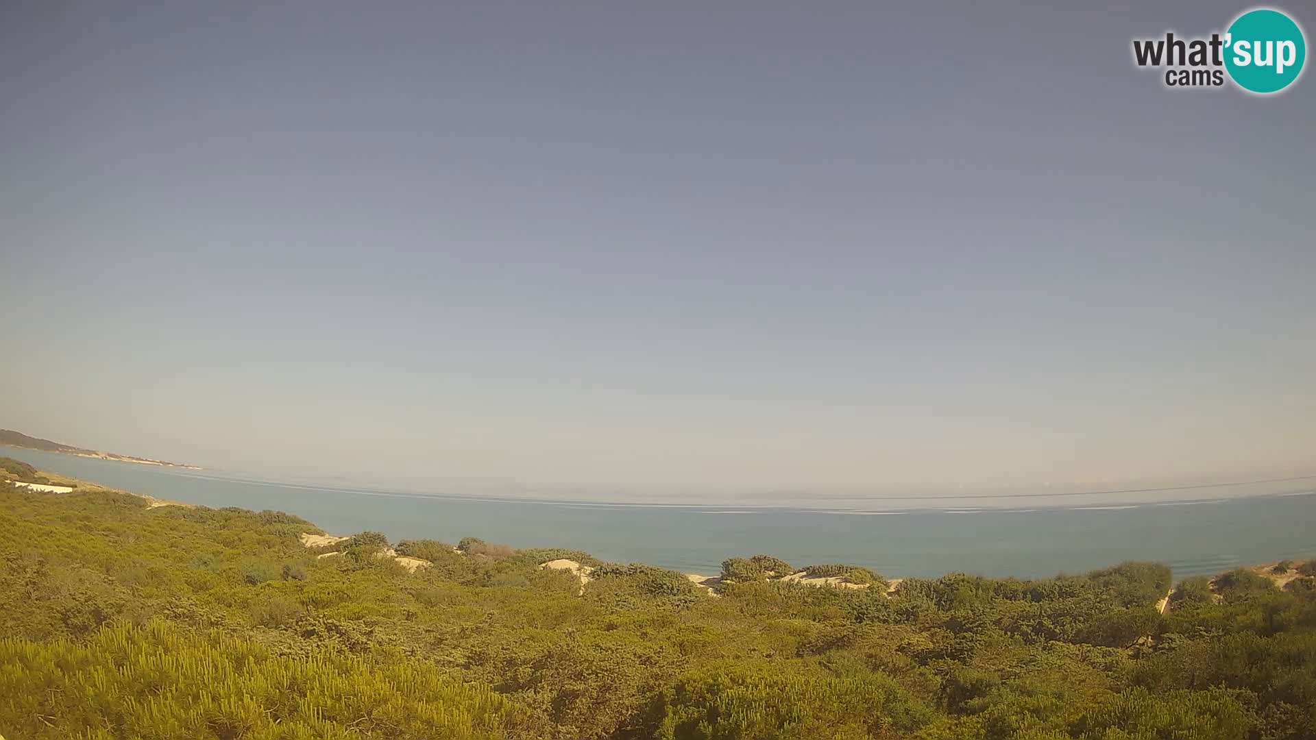 Villaplatamona, vista panorámica del Golfo de Asinara, Platamona, Sorso, Cerdeña – cámara web en vivo