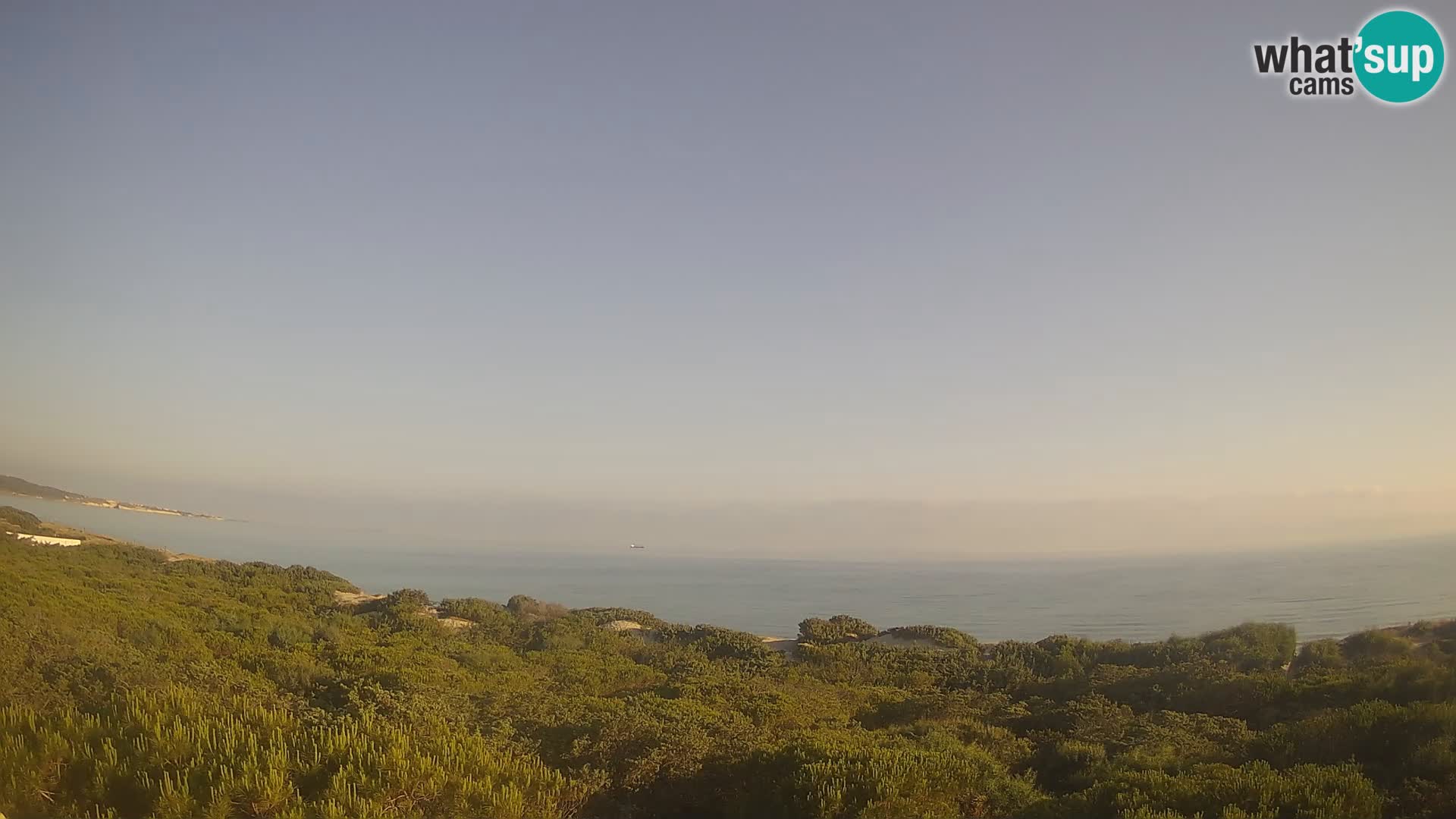 Villaplatamona, panoramic view of the Gulf of Asinara, Platamona, Sorso, Sardinia – live webcam