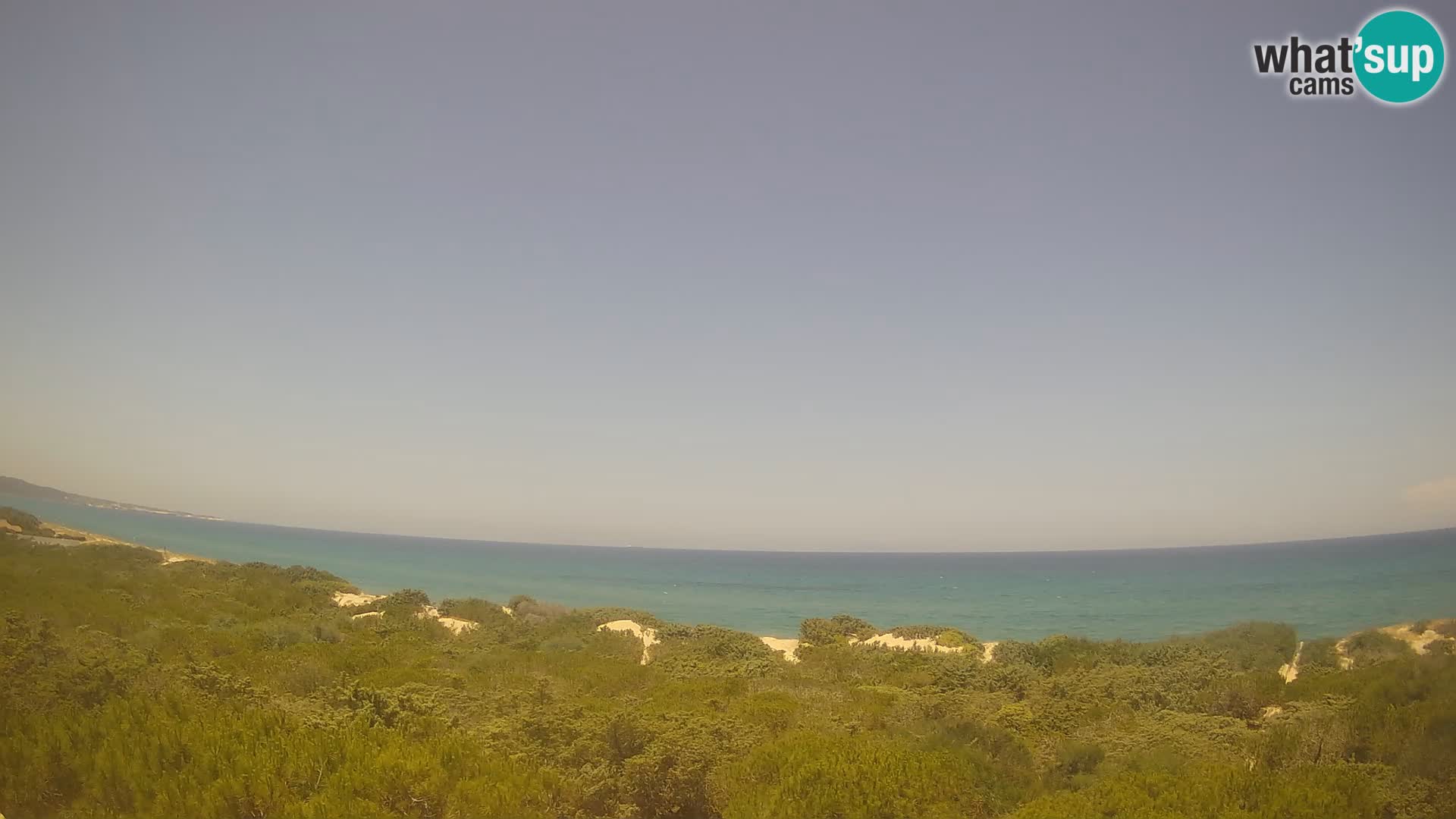 Villaplatamona, panoramic view of the Gulf of Asinara, Platamona, Sorso, Sardinia – live webcam