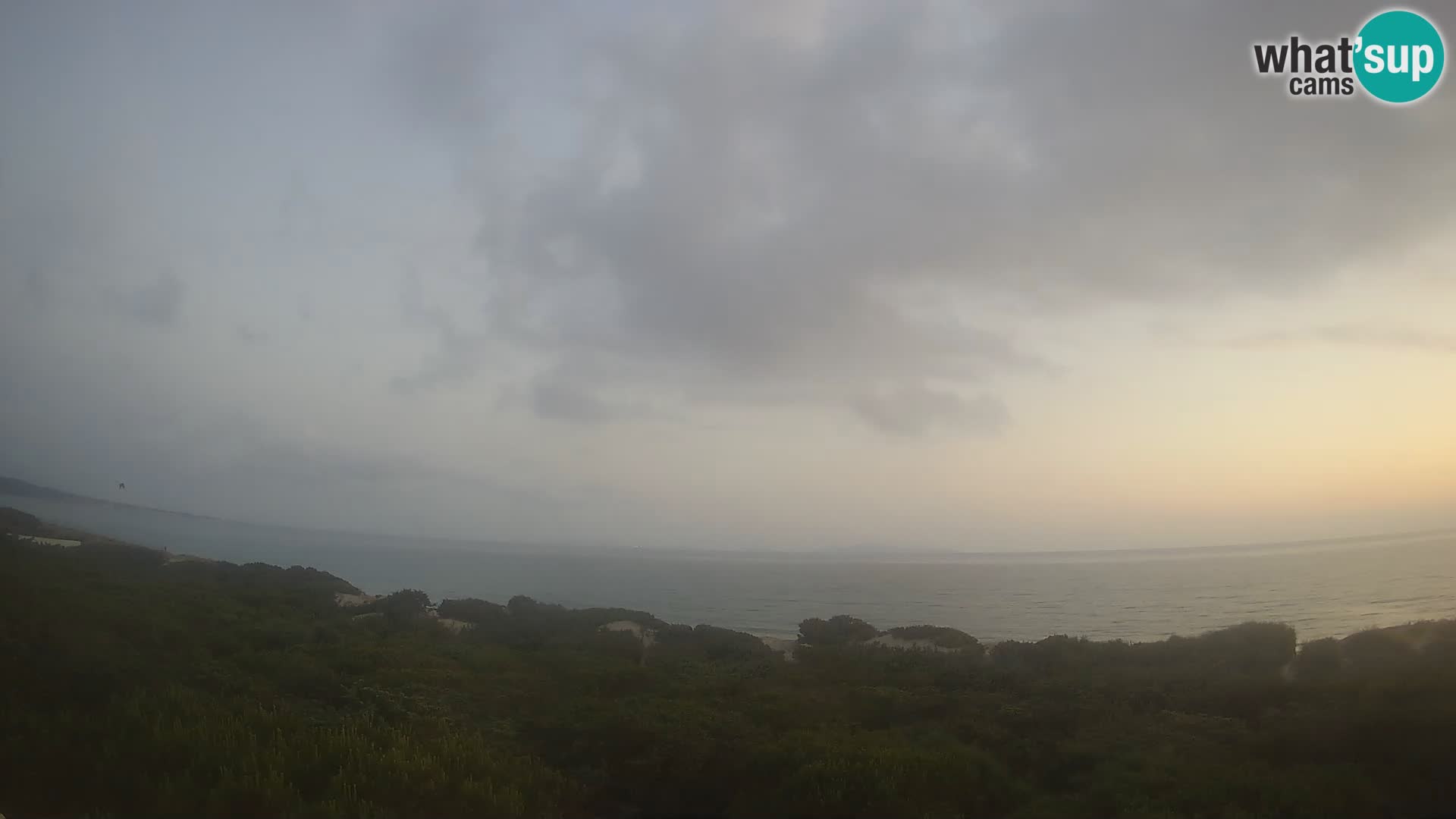 Villaplatamona, panoramic view of the Gulf of Asinara, Platamona, Sorso, Sardinia – live webcam
