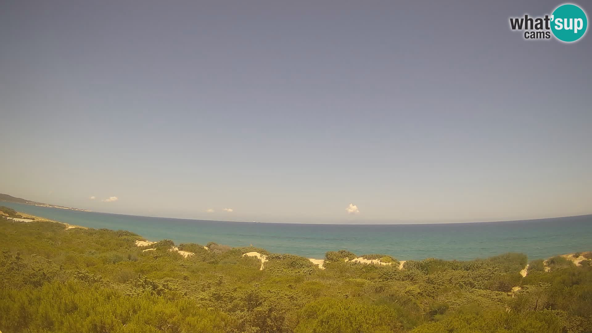 Villaplatamona, panoramic view of the Gulf of Asinara, Platamona, Sorso, Sardinia – live webcam