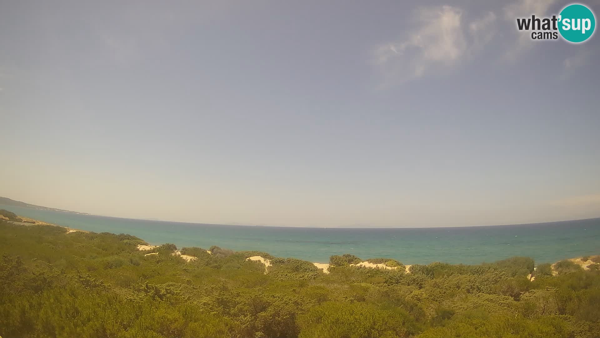 Villaplatamona, vista panorámica del Golfo de Asinara, Platamona, Sorso, Cerdeña – cámara web en vivo