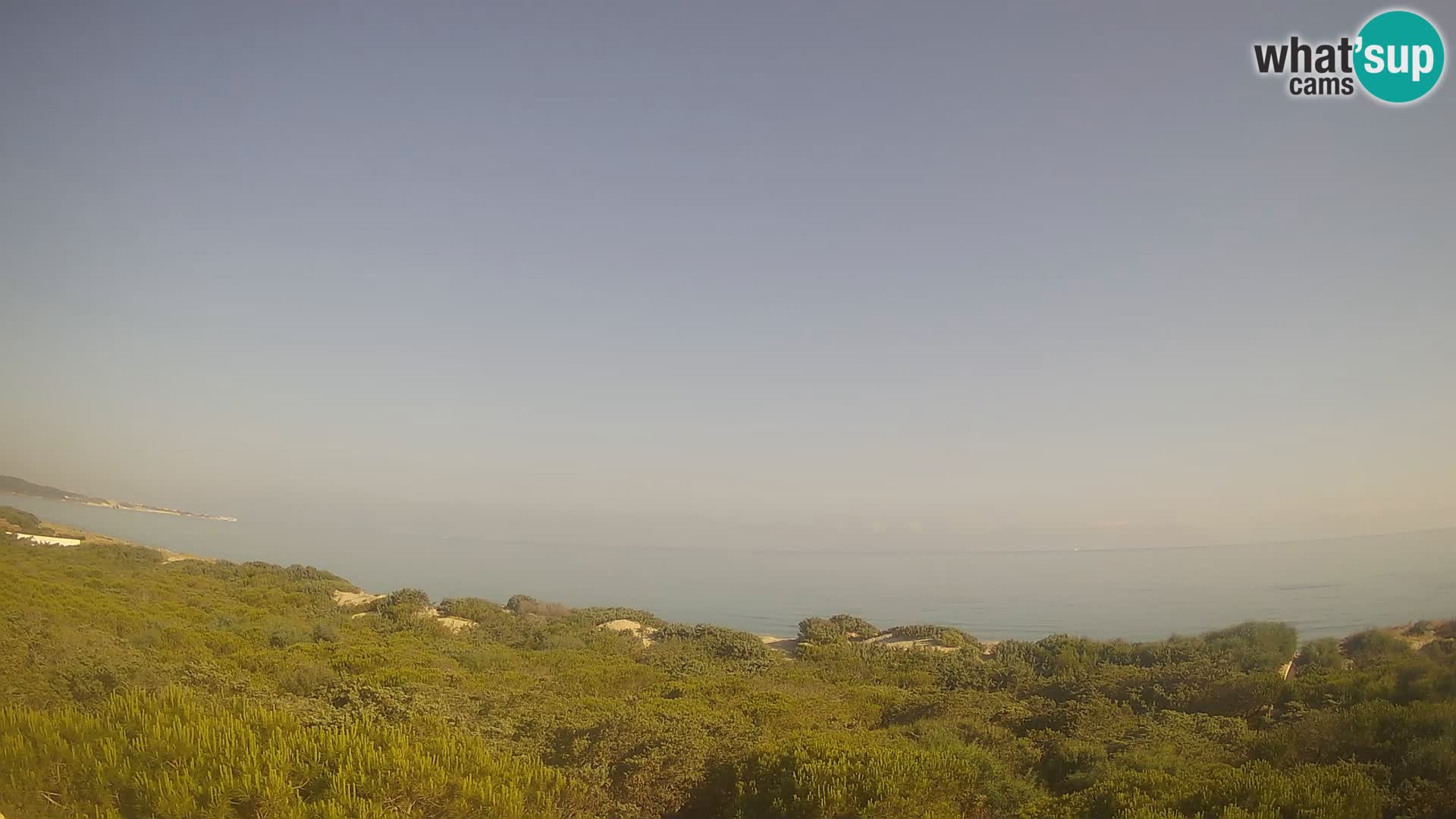 Villaplatamona, vue panoramique sur le golfe de l’Asinara, Platamona, Sorso, Sardaigne – webcam en direct