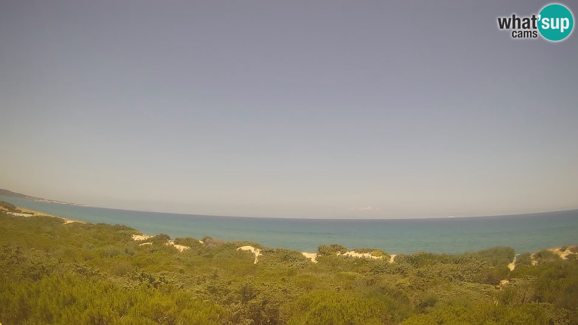 Villaplatamona, vista panorámica del Golfo de Asinara, Platamona, Sorso, Cerdeña – cámara web en vivo