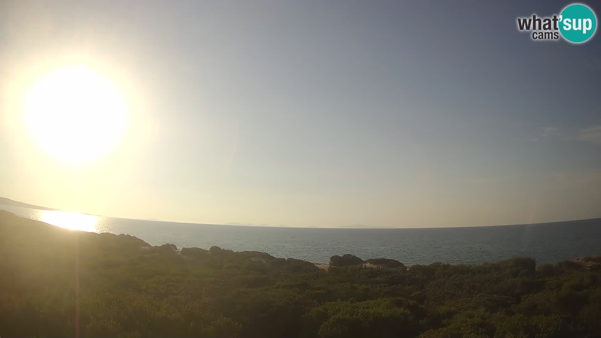 Villaplatamona, vista panorámica del Golfo de Asinara, Platamona, Sorso, Cerdeña – cámara web en vivo
