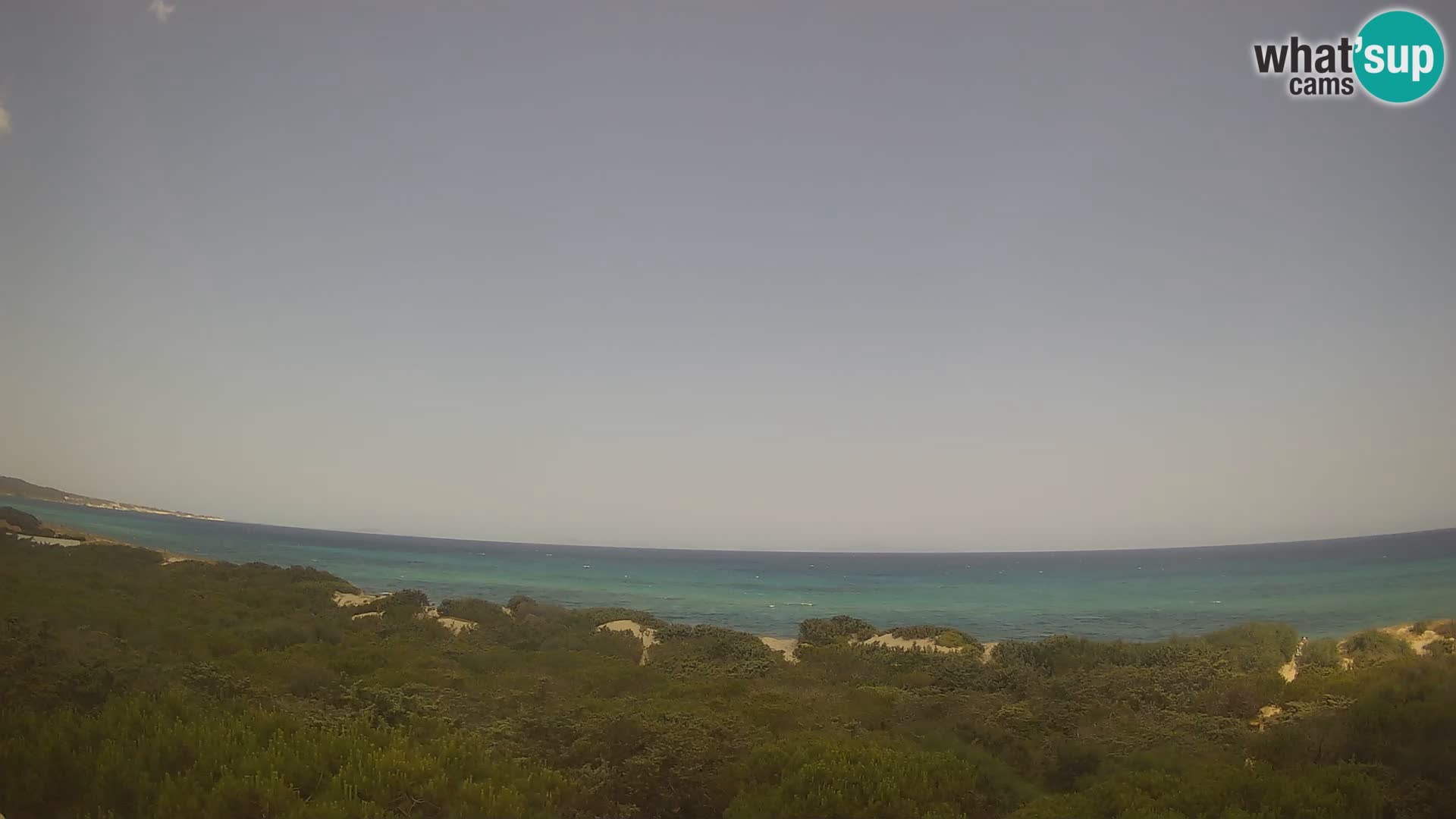 Villaplatamona, vista panoramica sul Golfo dell’Asinara, Platamona, Sorso, Sardegna – live webcam